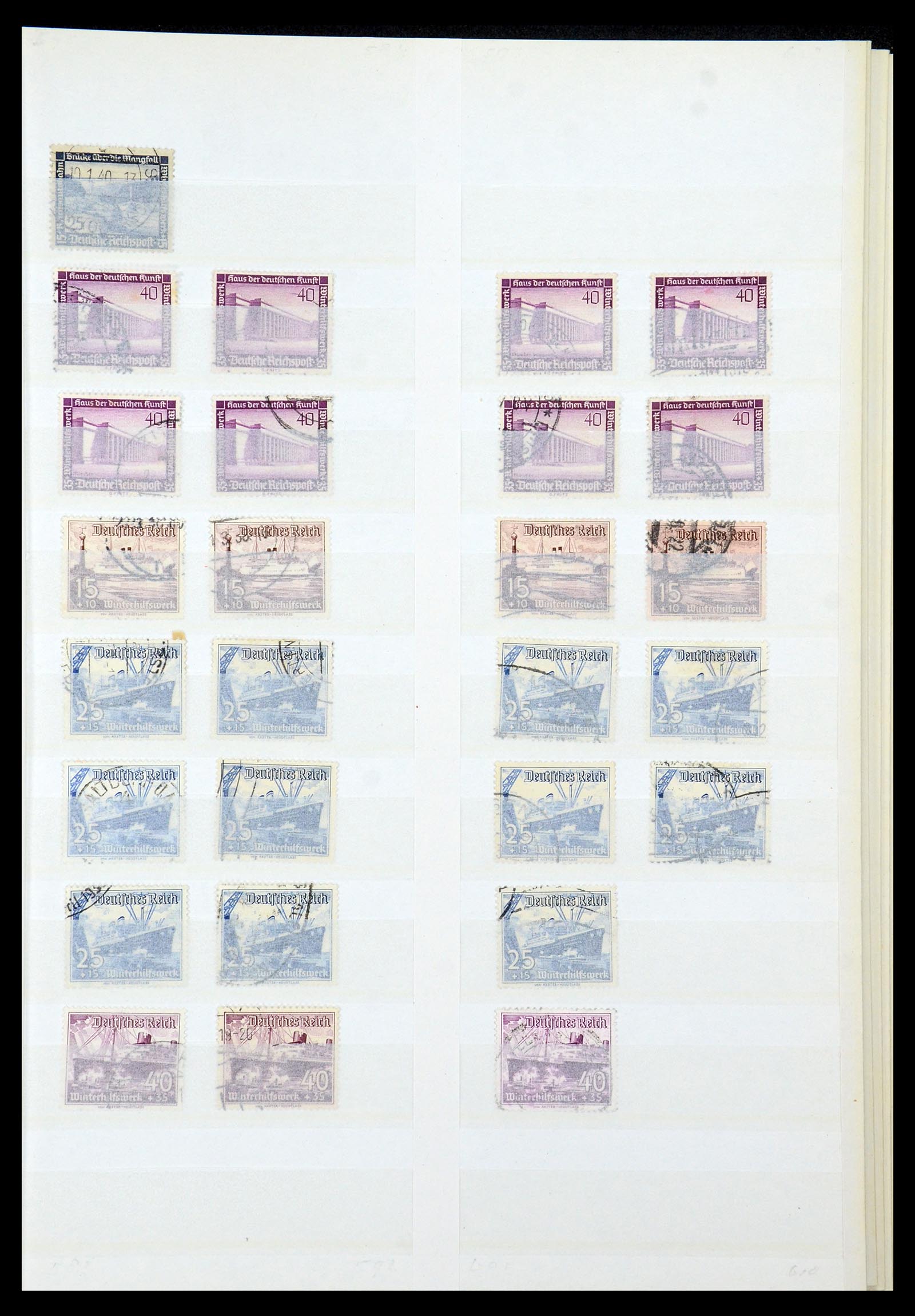 35531 017 - Postzegelverzameling 35531 Duitse Rijk 1872-1944 gestempeld.