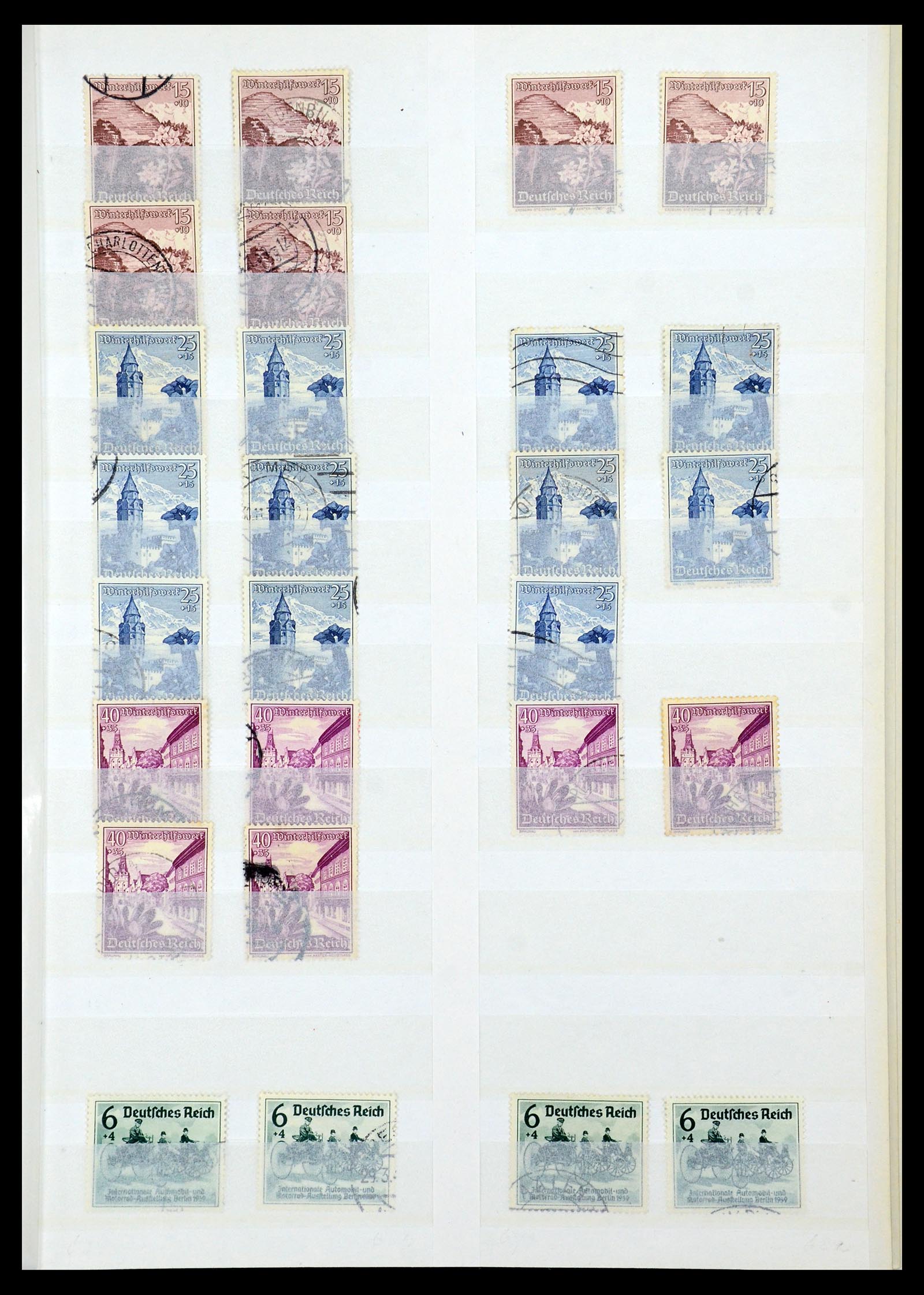 35531 019 - Postzegelverzameling 35531 Duitse Rijk 1872-1944 gestempeld.