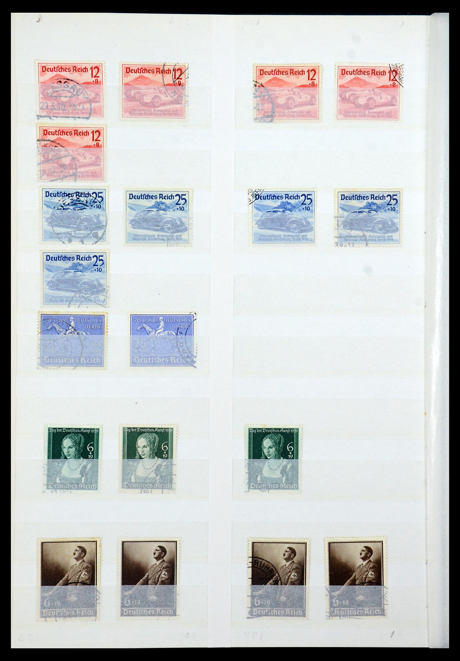 35531 020 - Postzegelverzameling 35531 Duitse Rijk 1872-1944 gestempeld.