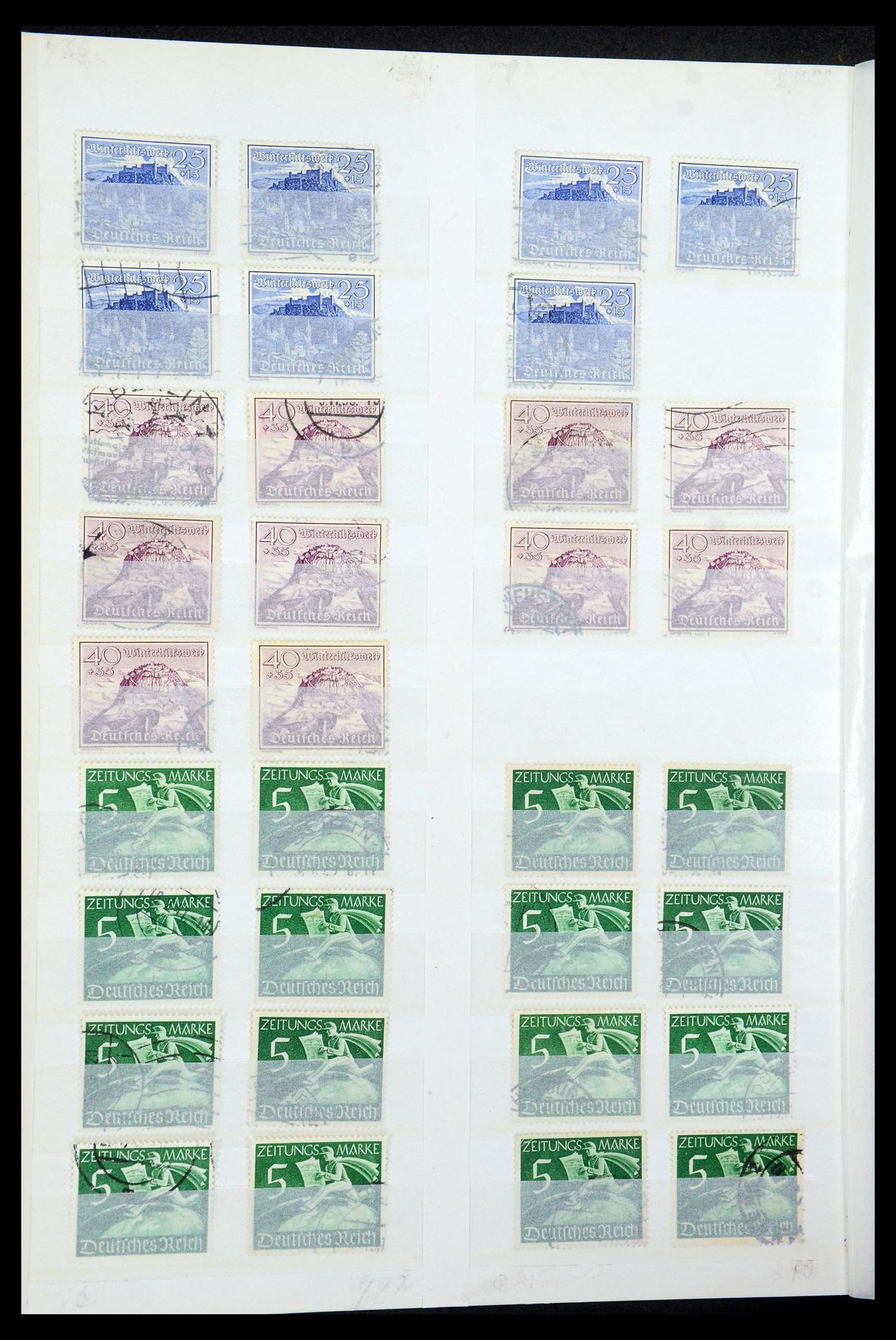 35531 022 - Postzegelverzameling 35531 Duitse Rijk 1872-1944 gestempeld.