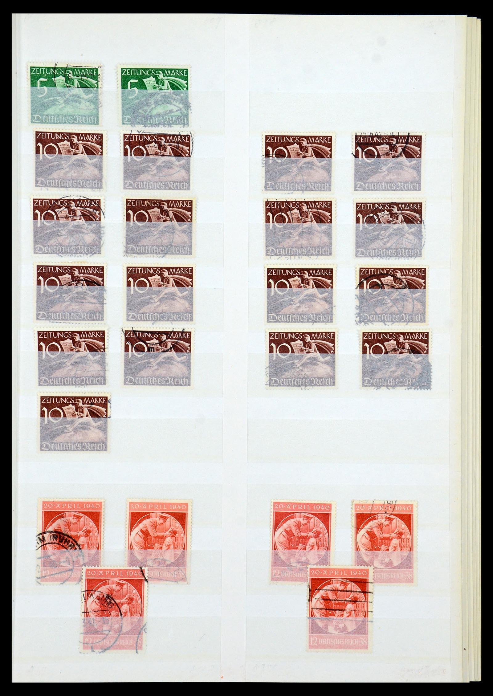 35531 023 - Postzegelverzameling 35531 Duitse Rijk 1872-1944 gestempeld.