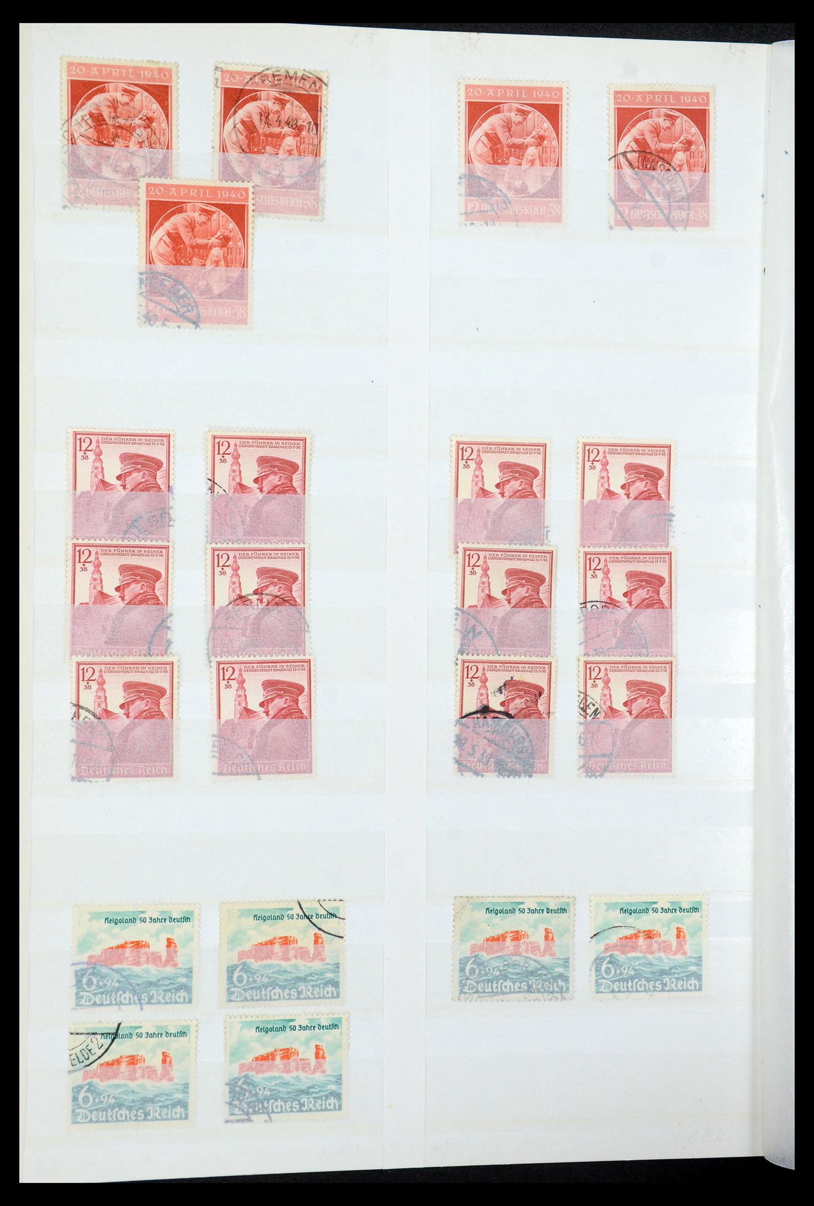 35531 024 - Postzegelverzameling 35531 Duitse Rijk 1872-1944 gestempeld.