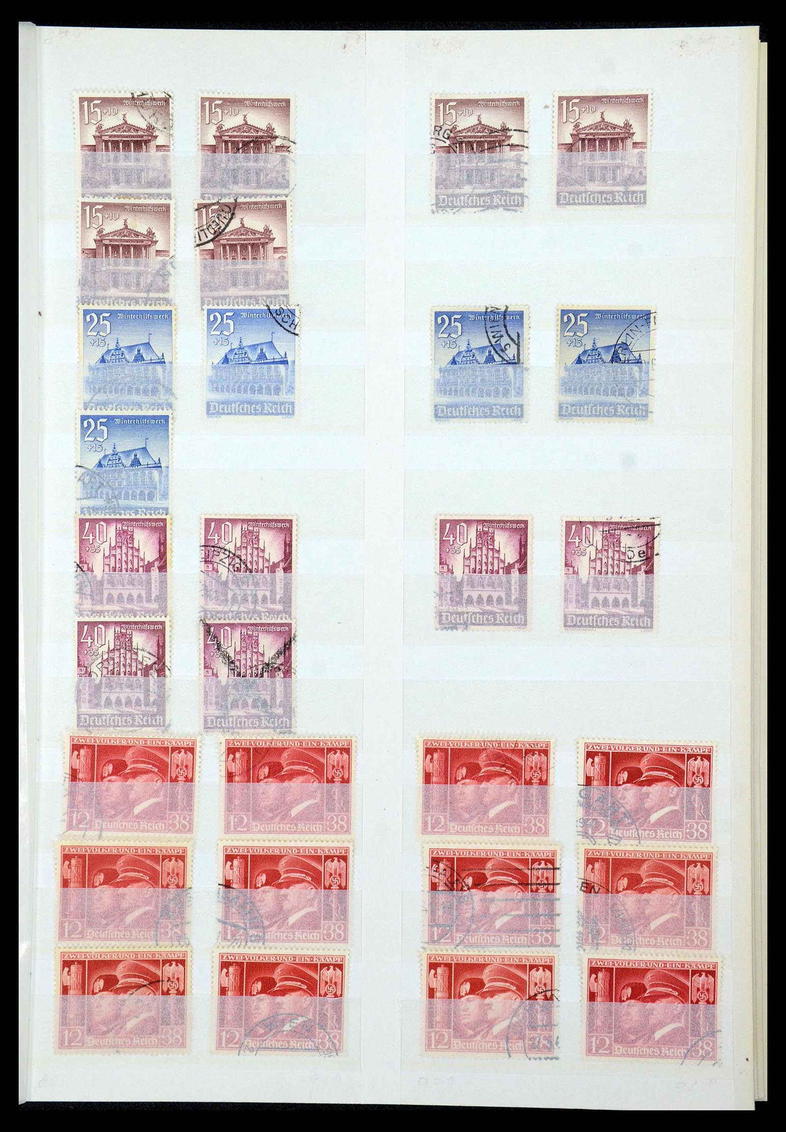 35531 025 - Postzegelverzameling 35531 Duitse Rijk 1872-1944 gestempeld.