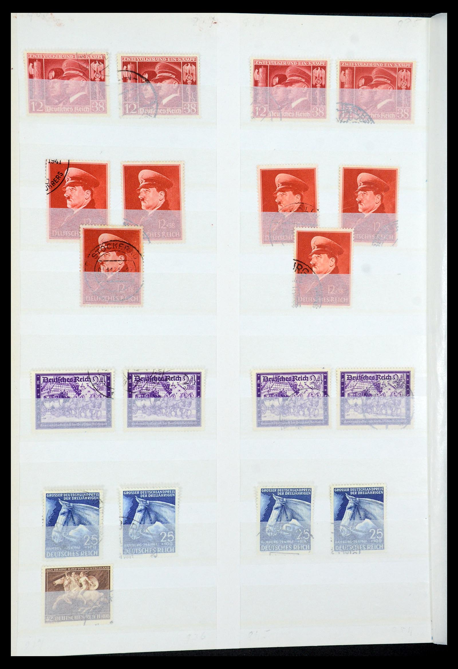 35531 026 - Postzegelverzameling 35531 Duitse Rijk 1872-1944 gestempeld.
