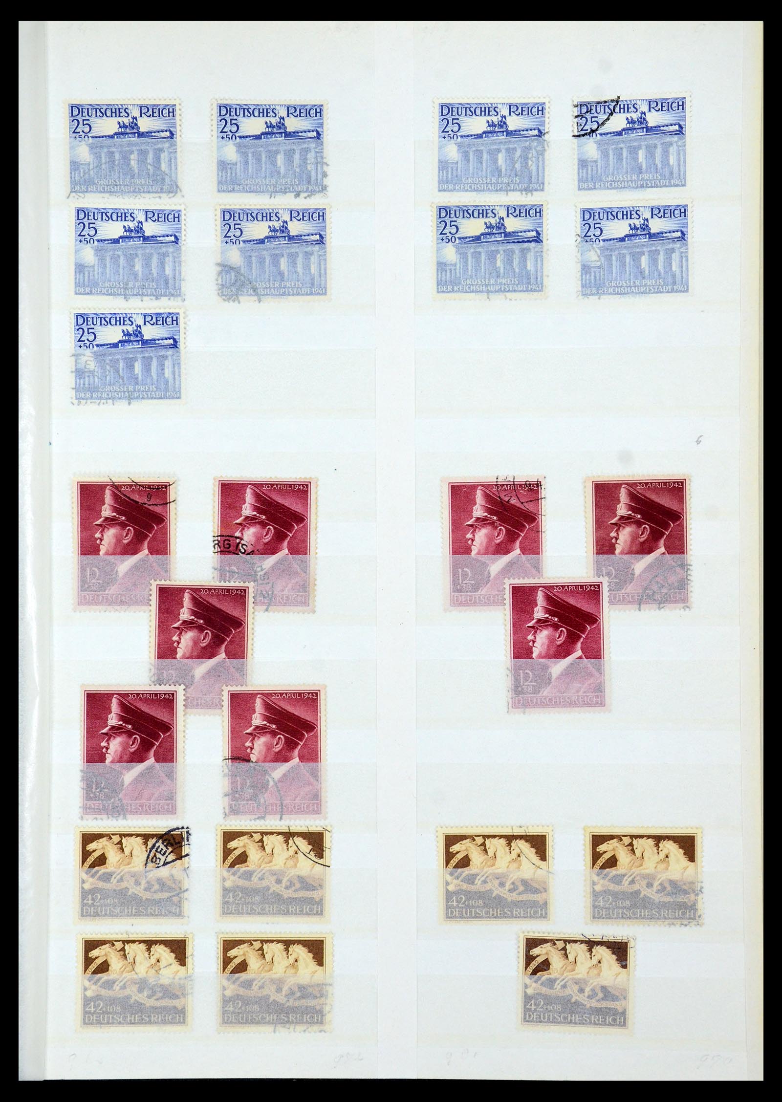 35531 027 - Postzegelverzameling 35531 Duitse Rijk 1872-1944 gestempeld.