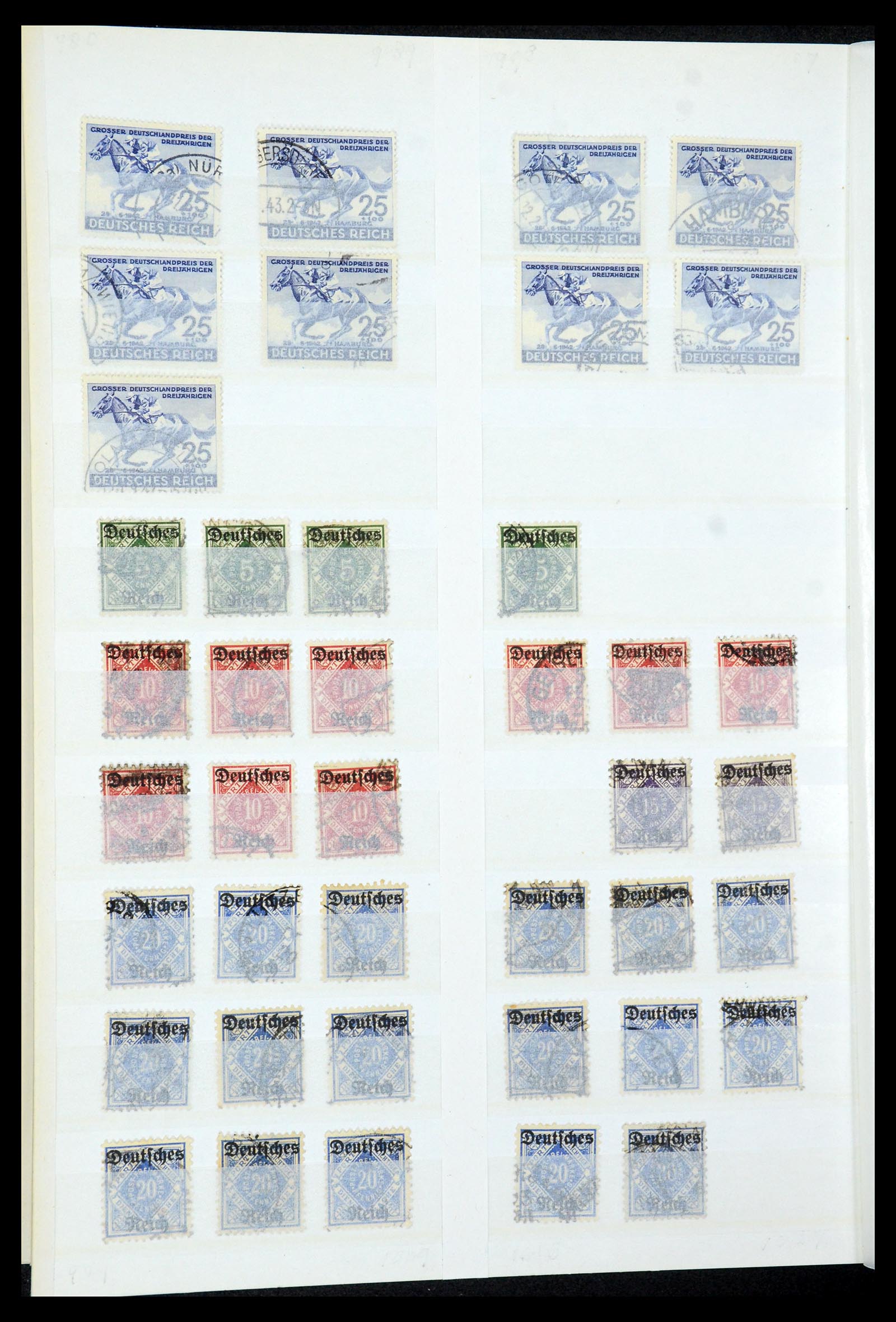 35531 028 - Postzegelverzameling 35531 Duitse Rijk 1872-1944 gestempeld.
