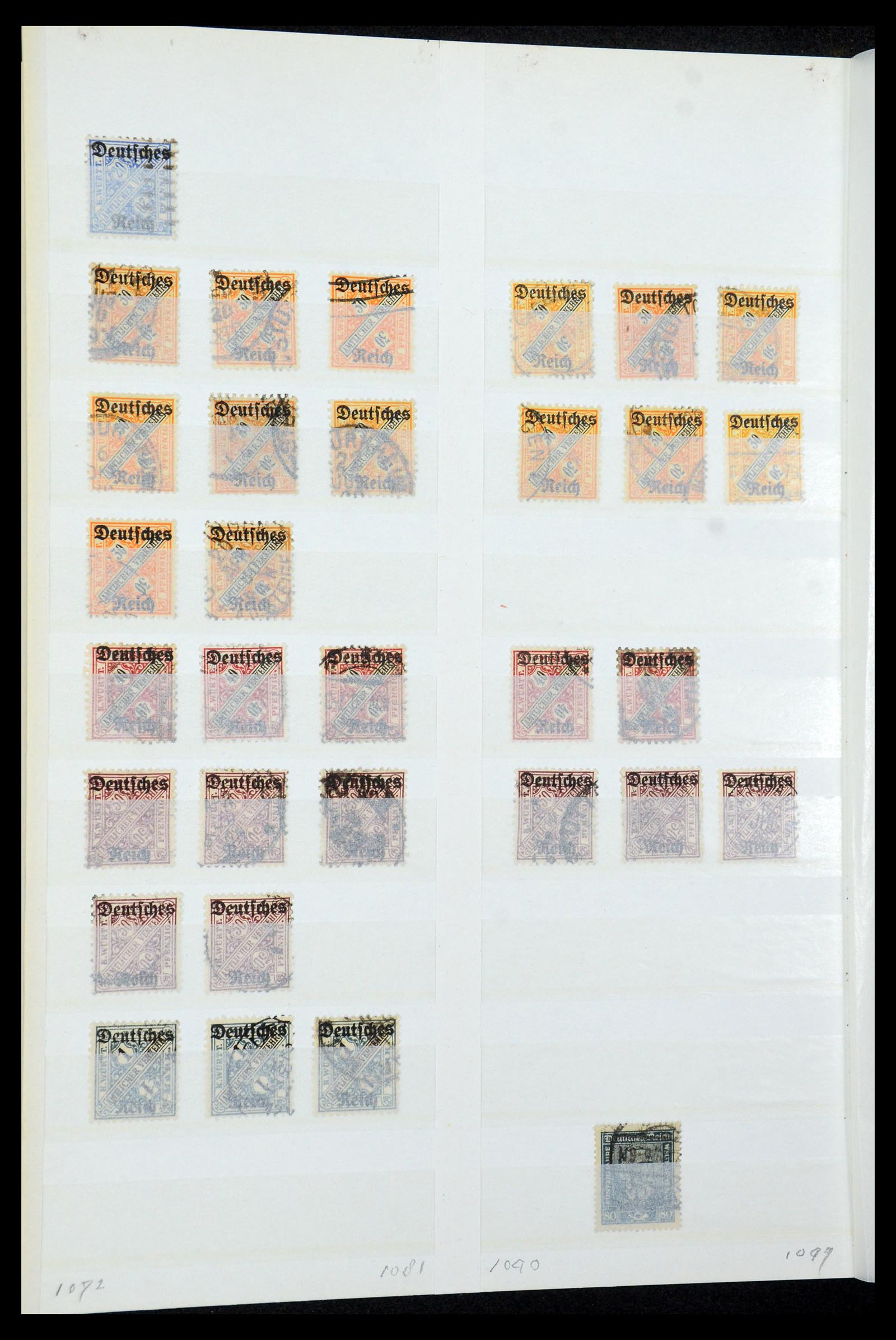 35531 030 - Postzegelverzameling 35531 Duitse Rijk 1872-1944 gestempeld.