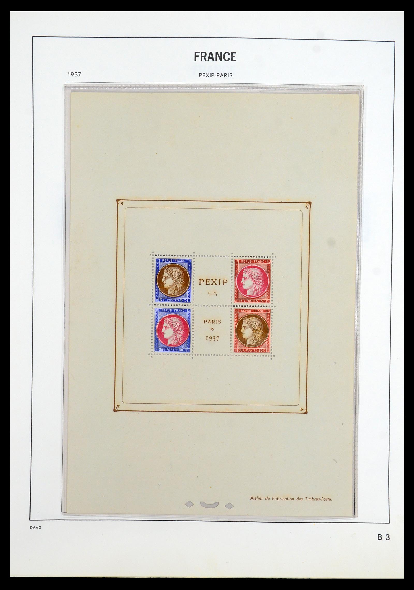 35533 022 - Postzegelverzameling 35533 Frankrijk 1849-2003.