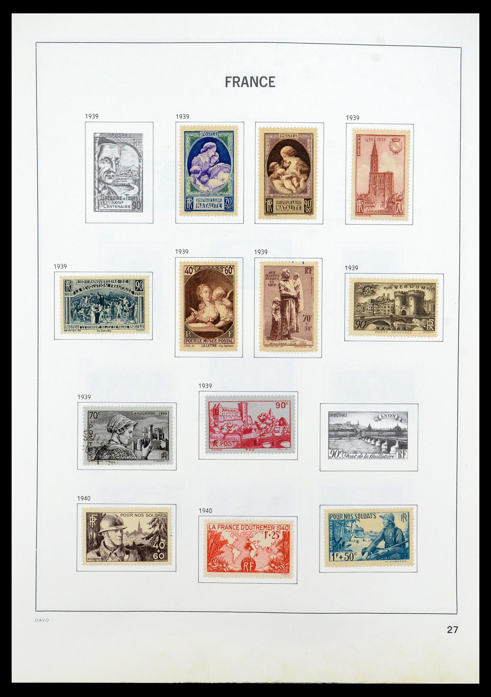 35533 026 - Postzegelverzameling 35533 Frankrijk 1849-2003.