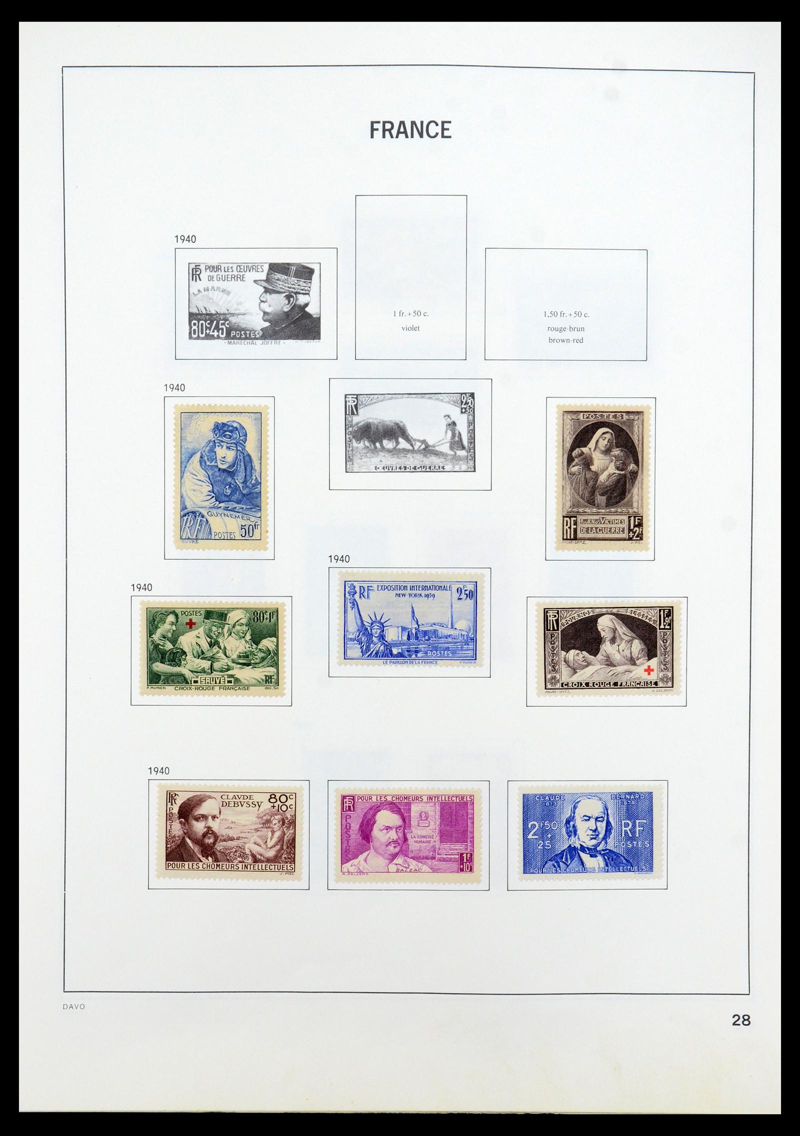 35533 027 - Postzegelverzameling 35533 Frankrijk 1849-2003.