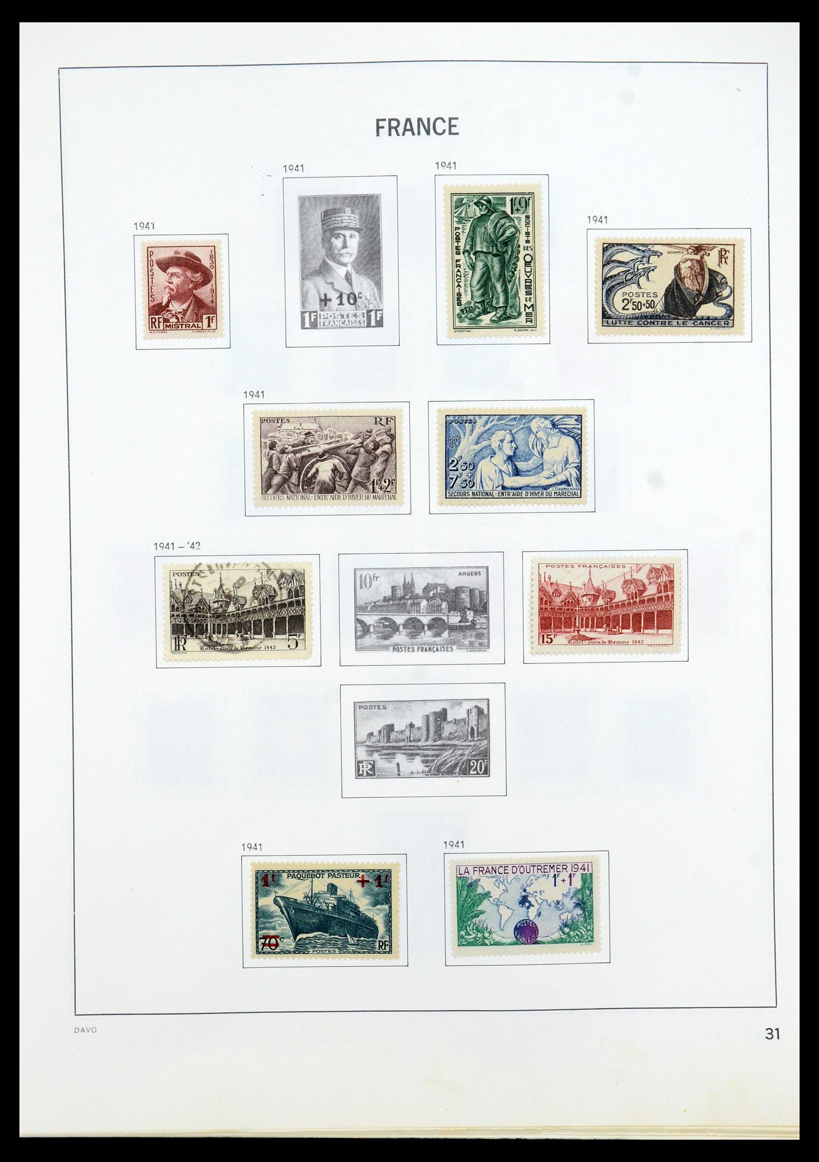35533 030 - Postzegelverzameling 35533 Frankrijk 1849-2003.