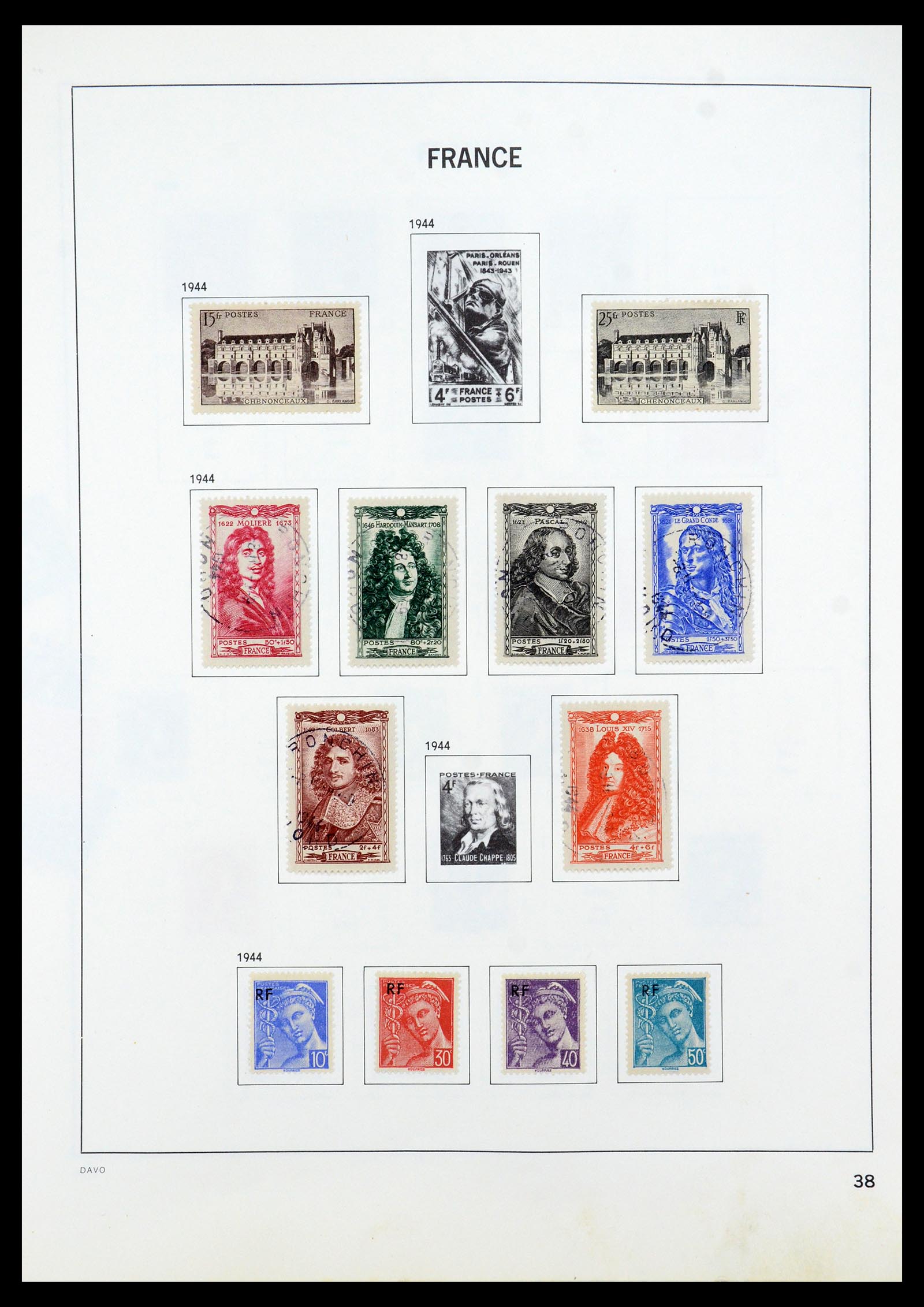 35533 037 - Postzegelverzameling 35533 Frankrijk 1849-2003.