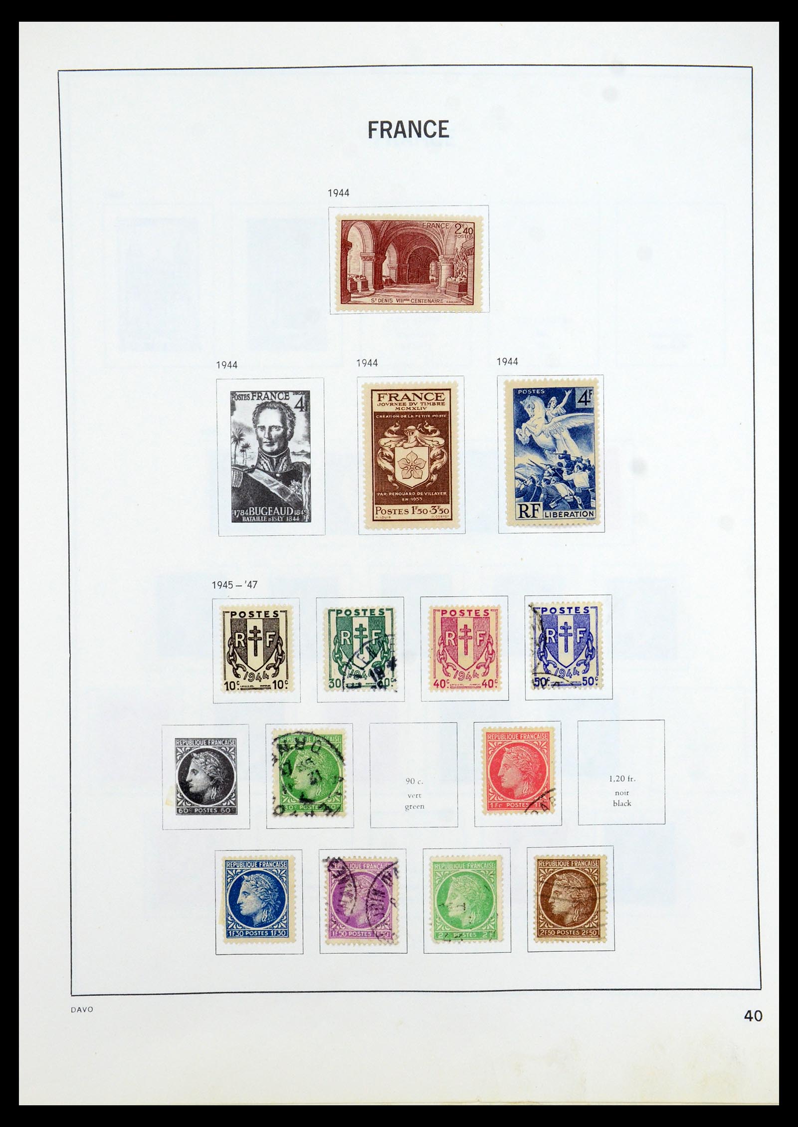 35533 039 - Postzegelverzameling 35533 Frankrijk 1849-2003.