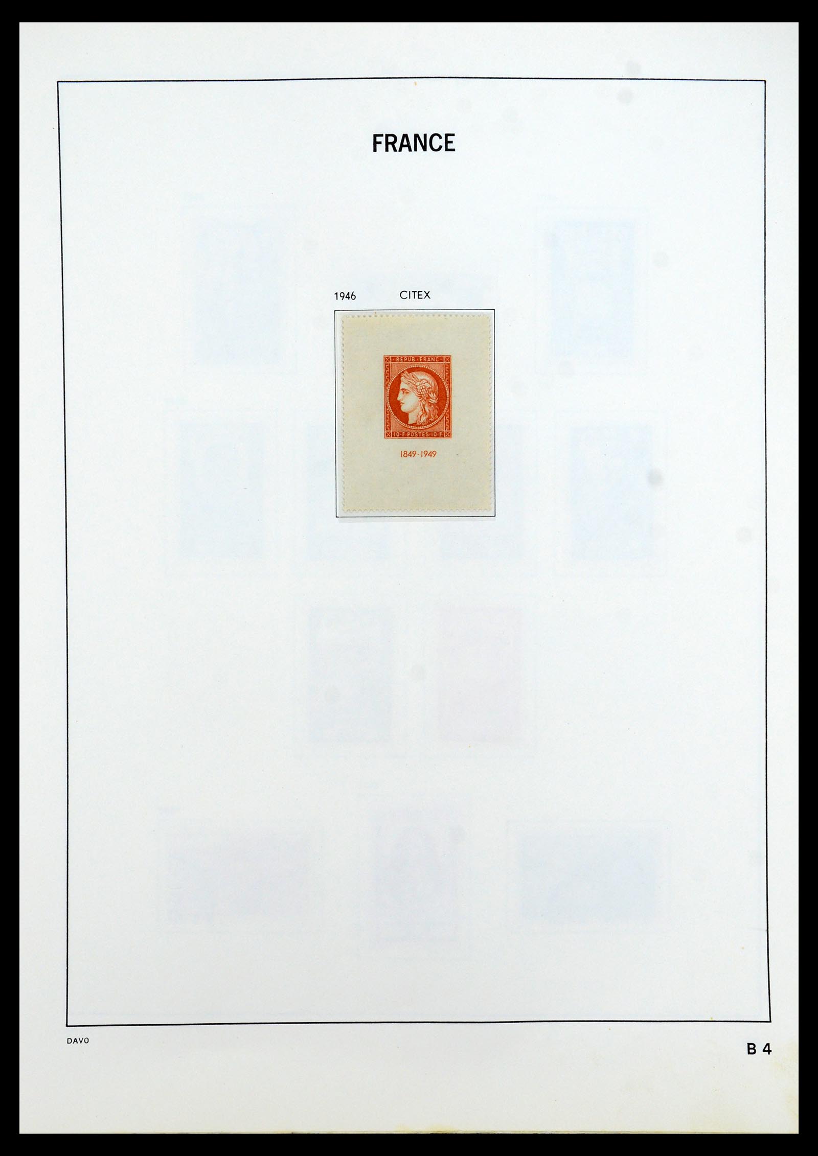 35533 045 - Postzegelverzameling 35533 Frankrijk 1849-2003.
