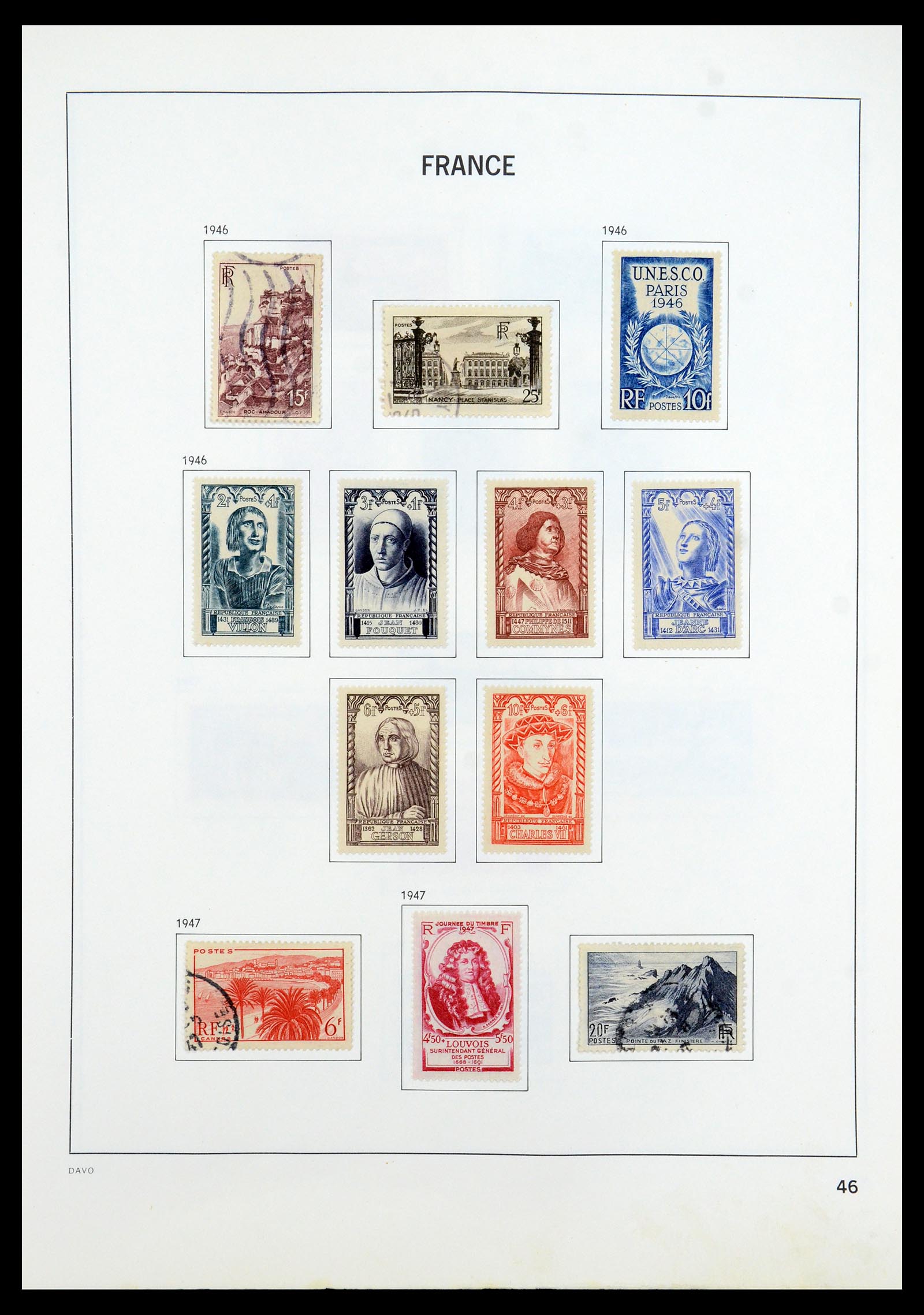 35533 046 - Postzegelverzameling 35533 Frankrijk 1849-2003.