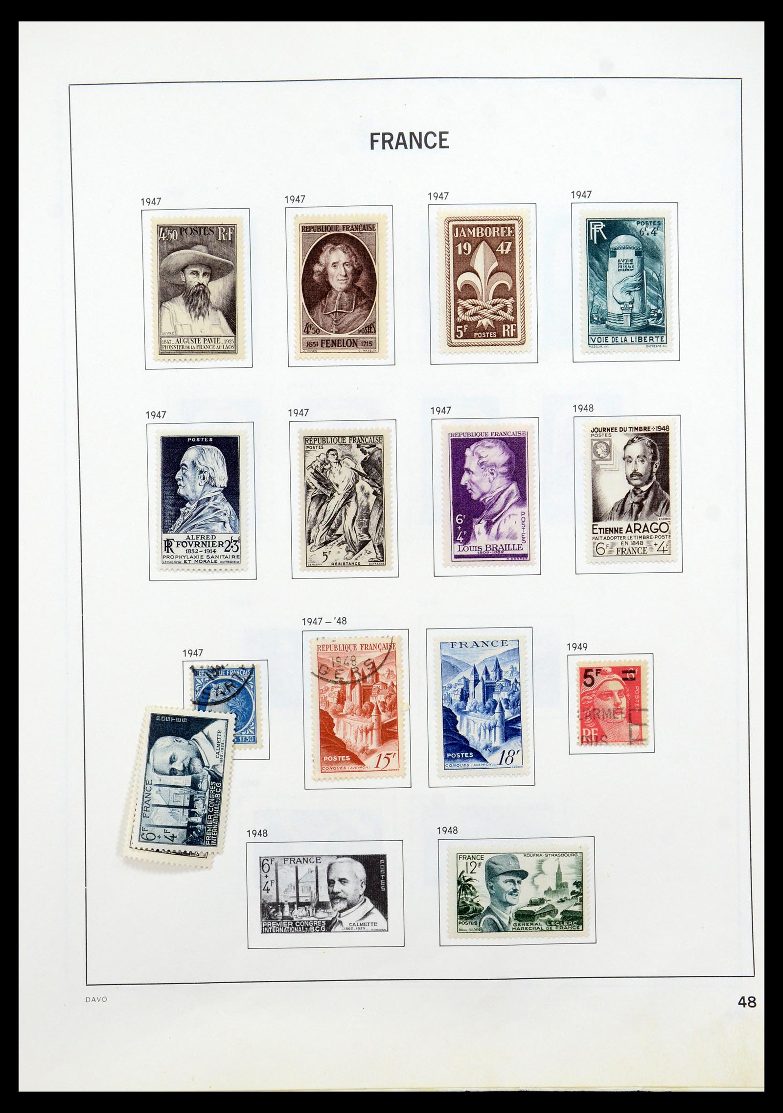 35533 048 - Postzegelverzameling 35533 Frankrijk 1849-2003.