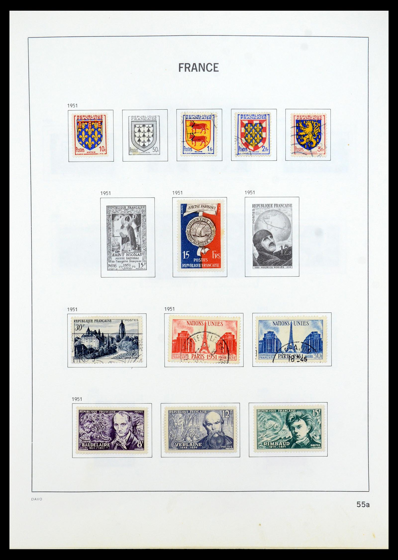 35533 056 - Postzegelverzameling 35533 Frankrijk 1849-2003.