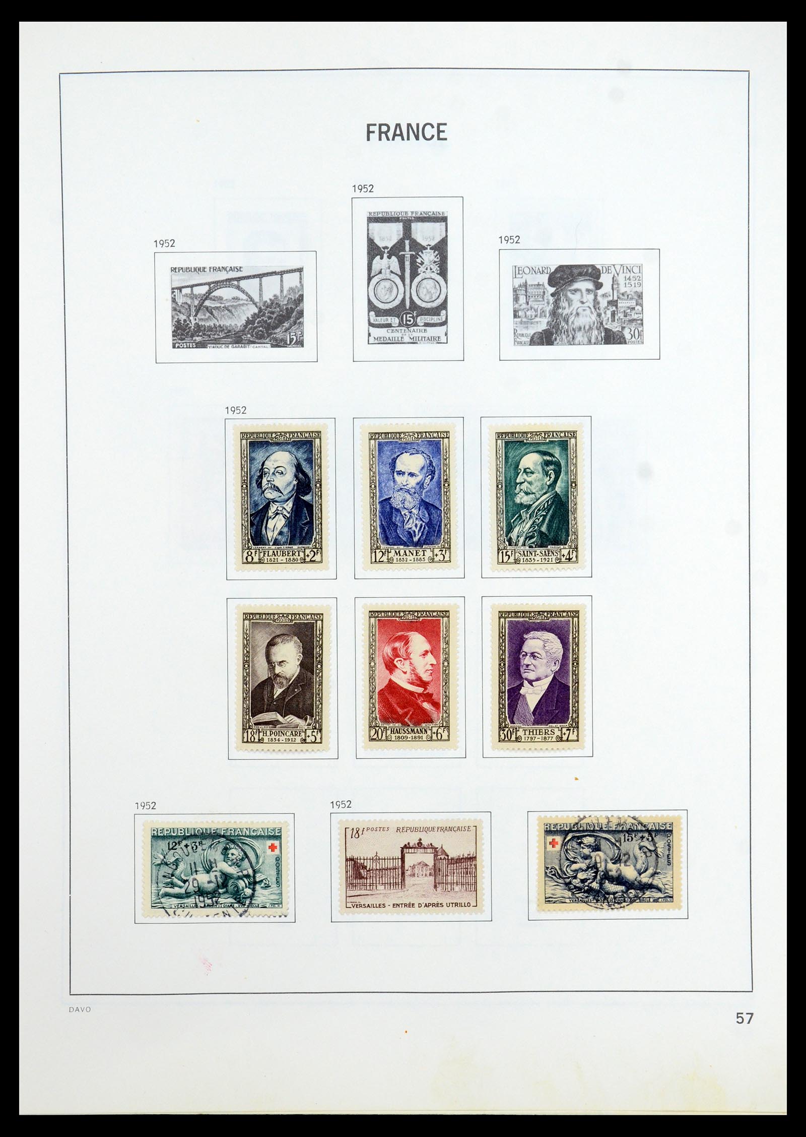 35533 058 - Postzegelverzameling 35533 Frankrijk 1849-2003.