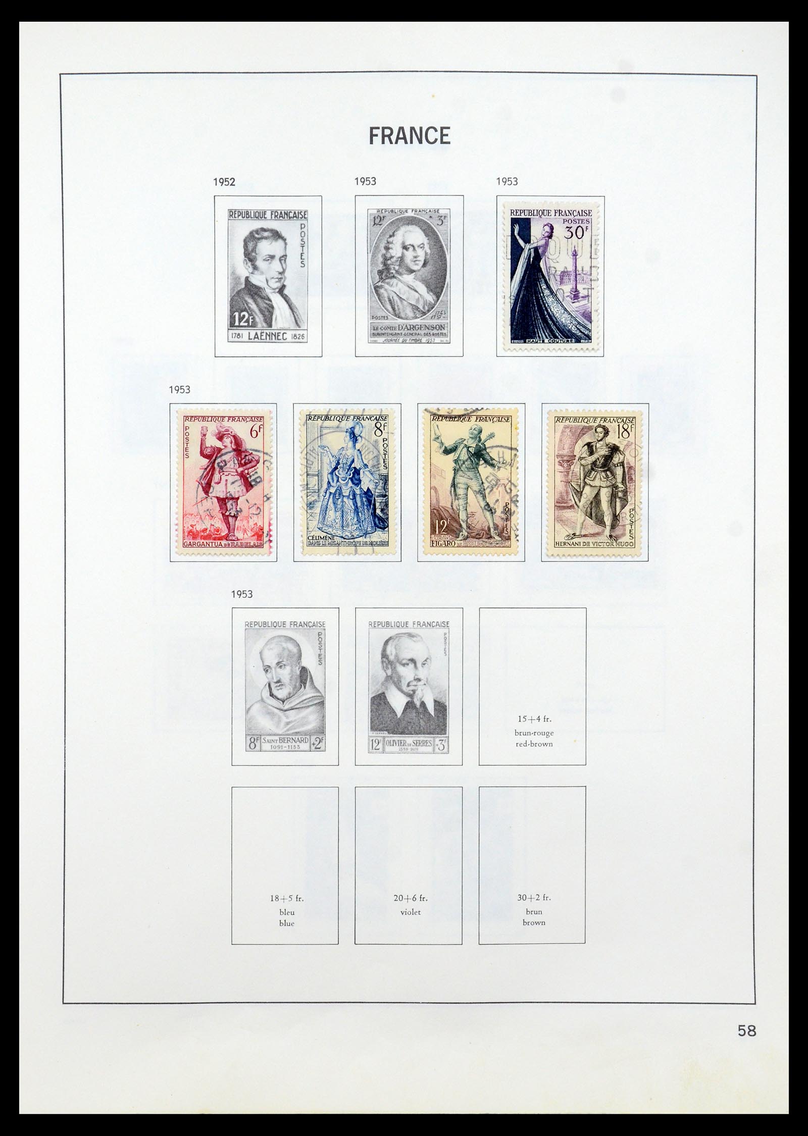 35533 059 - Postzegelverzameling 35533 Frankrijk 1849-2003.