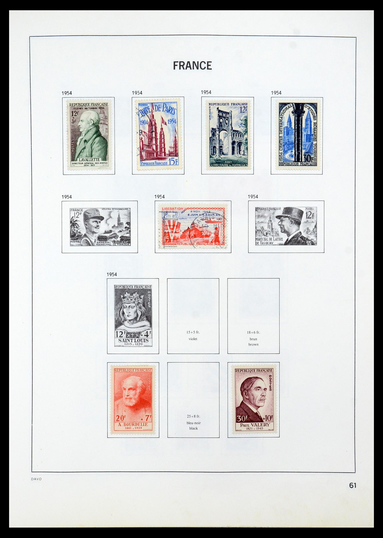 35533 062 - Stamp Collection 35533 France 1849-2003.