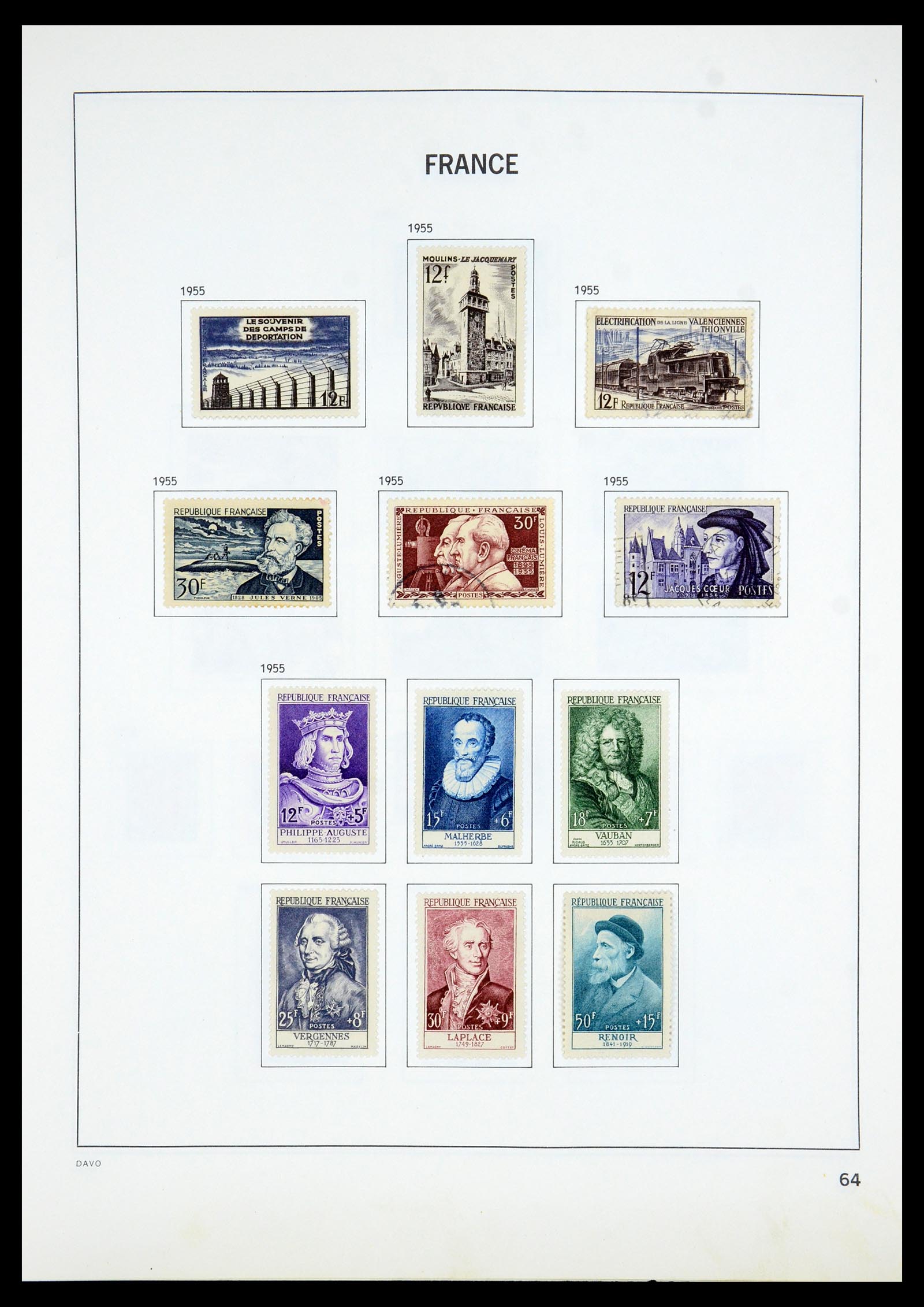 35533 065 - Stamp Collection 35533 France 1849-2003.