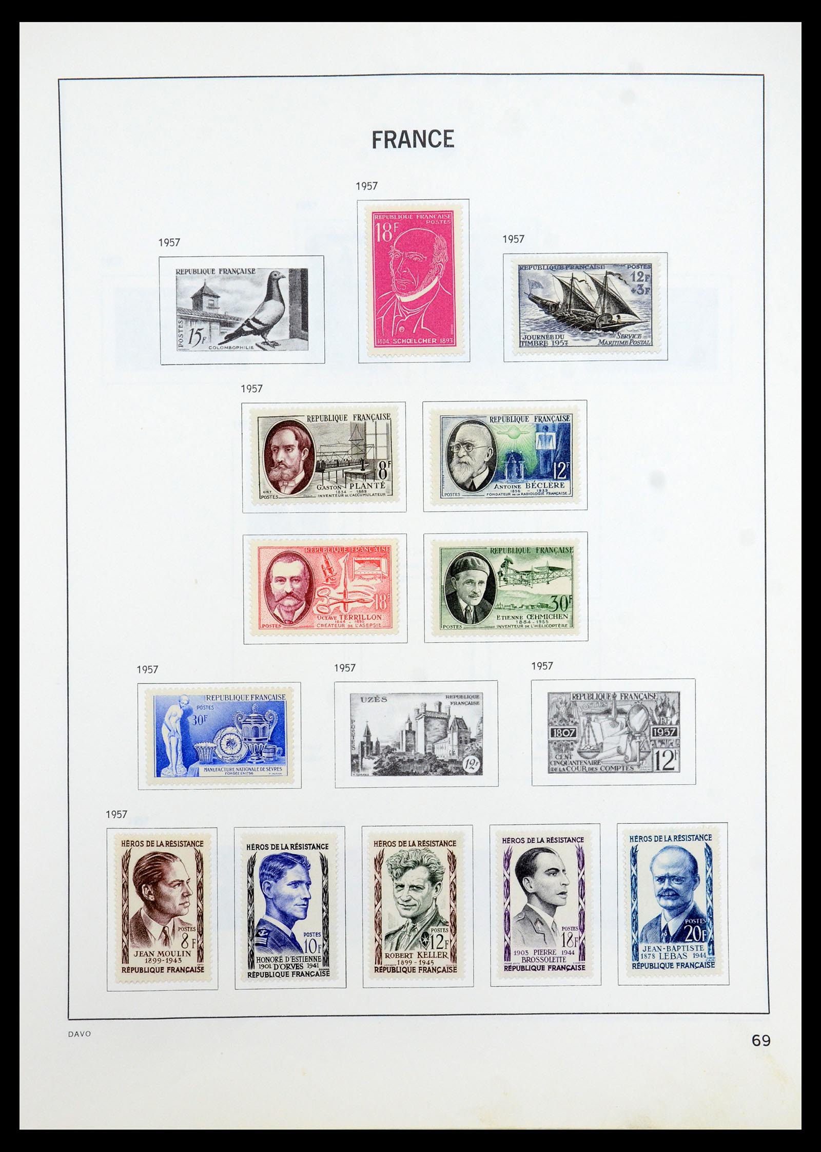 35533 070 - Stamp Collection 35533 France 1849-2003.