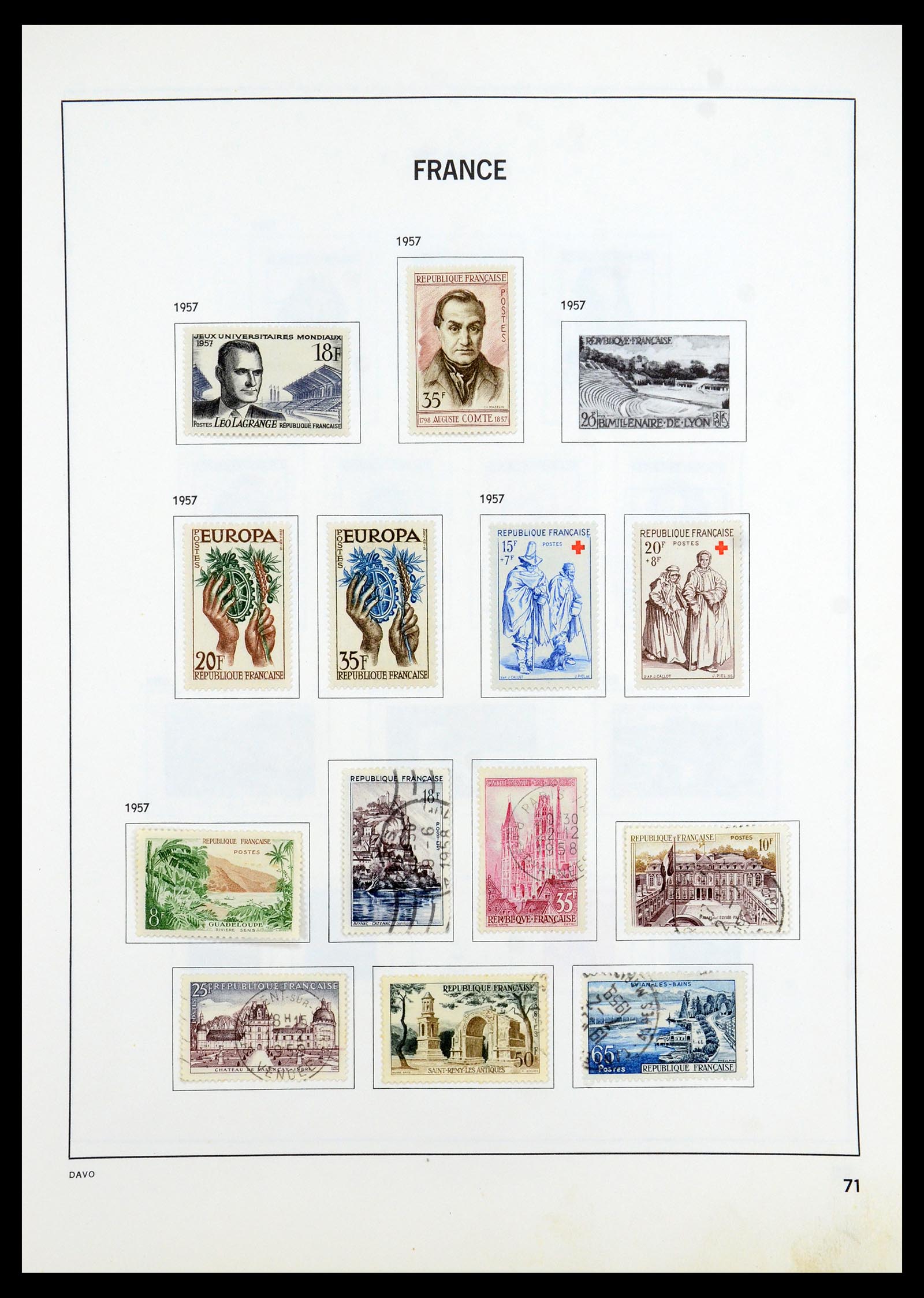 35533 072 - Stamp Collection 35533 France 1849-2003.