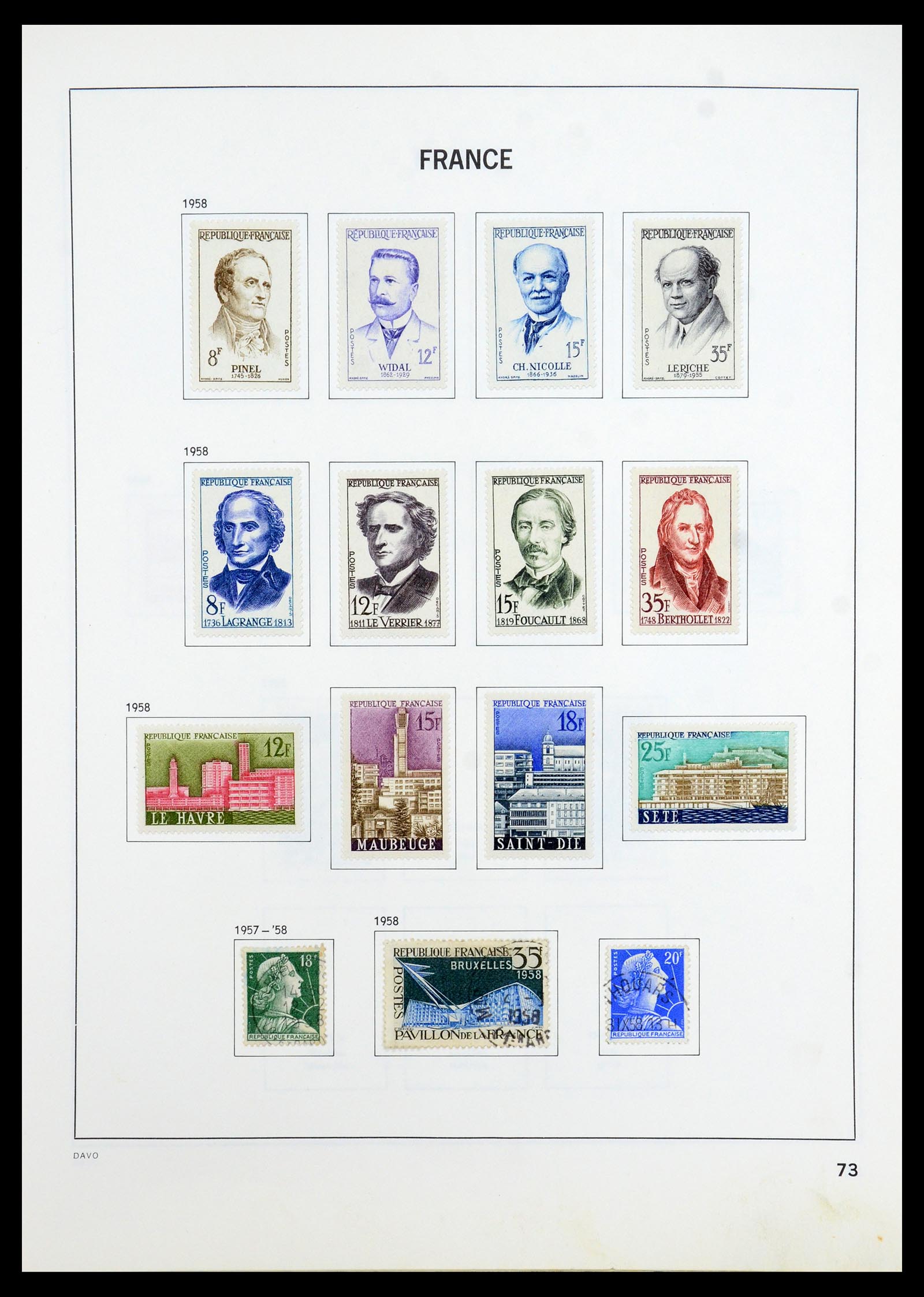 35533 074 - Stamp Collection 35533 France 1849-2003.