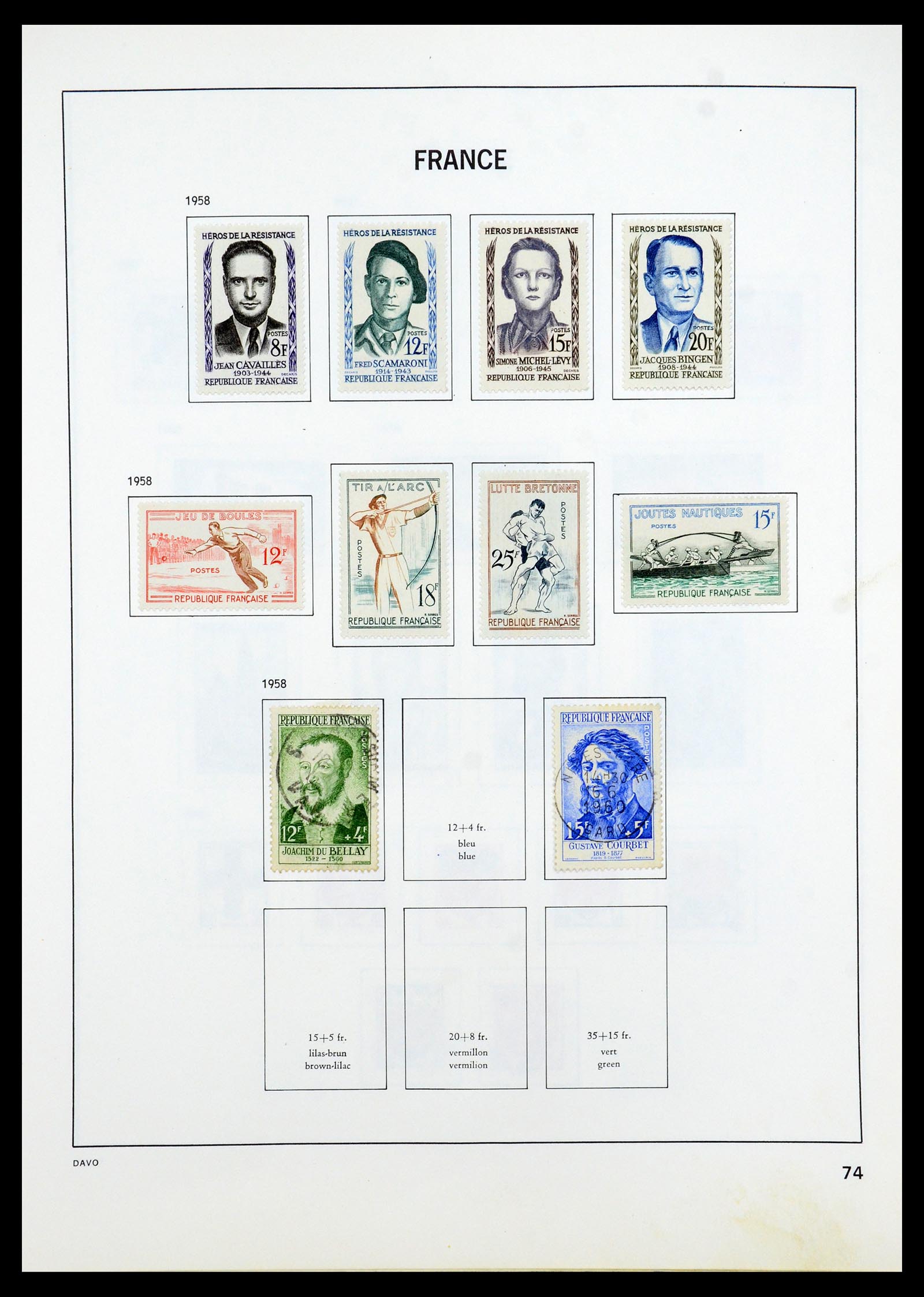 35533 075 - Stamp Collection 35533 France 1849-2003.