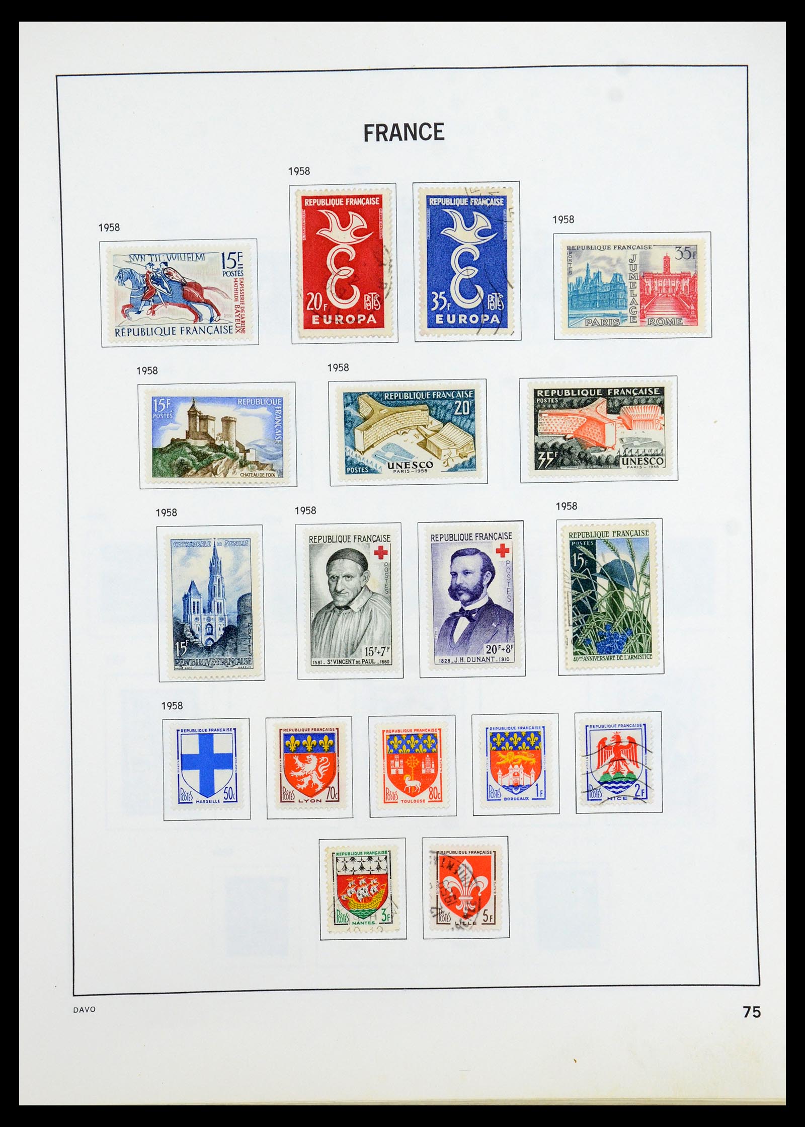 35533 076 - Stamp Collection 35533 France 1849-2003.