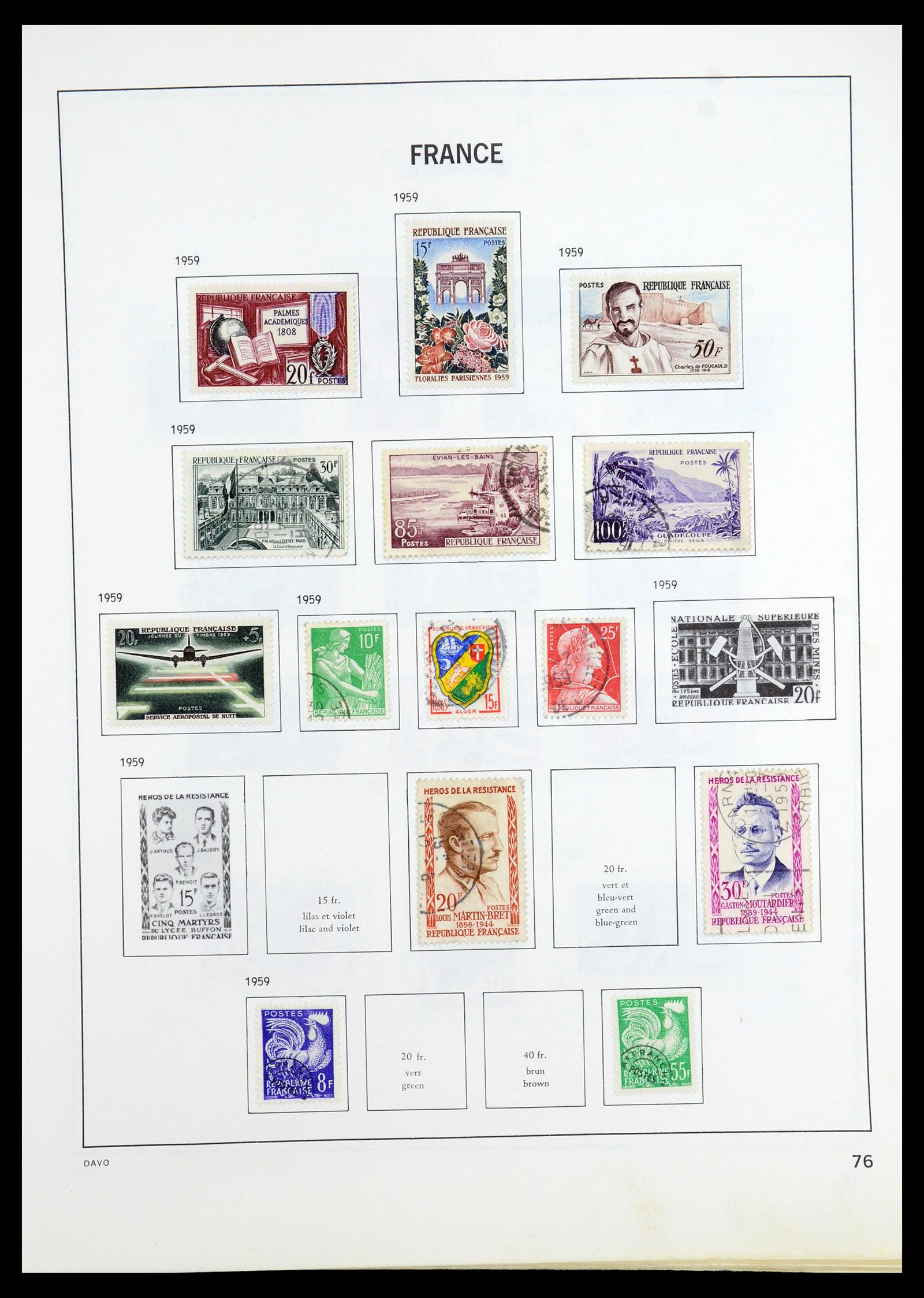 35533 077 - Stamp Collection 35533 France 1849-2003.