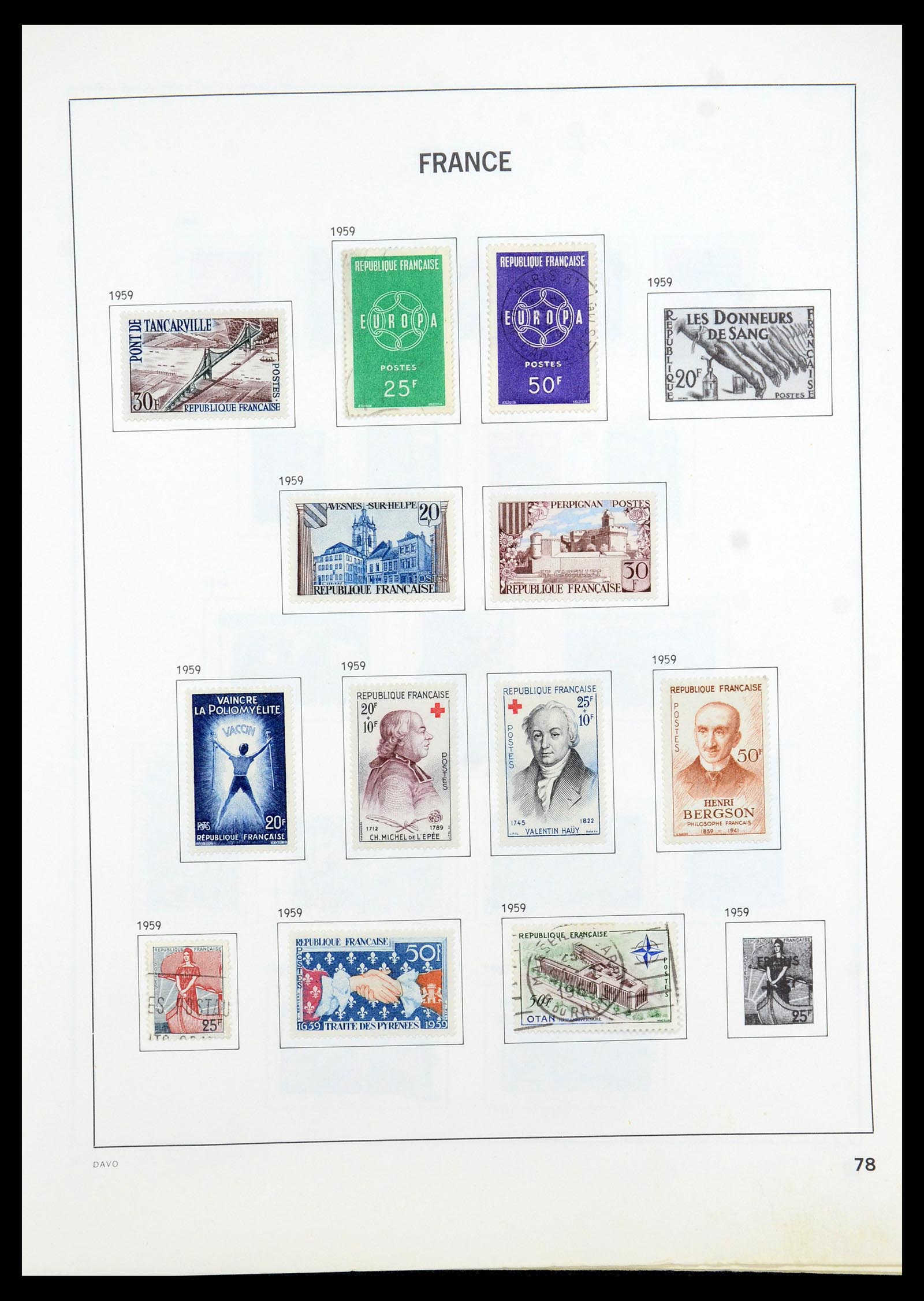 35533 079 - Stamp Collection 35533 France 1849-2003.
