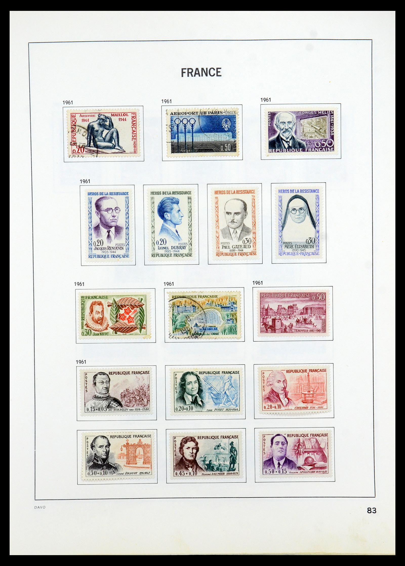 35533 084 - Stamp Collection 35533 France 1849-2003.