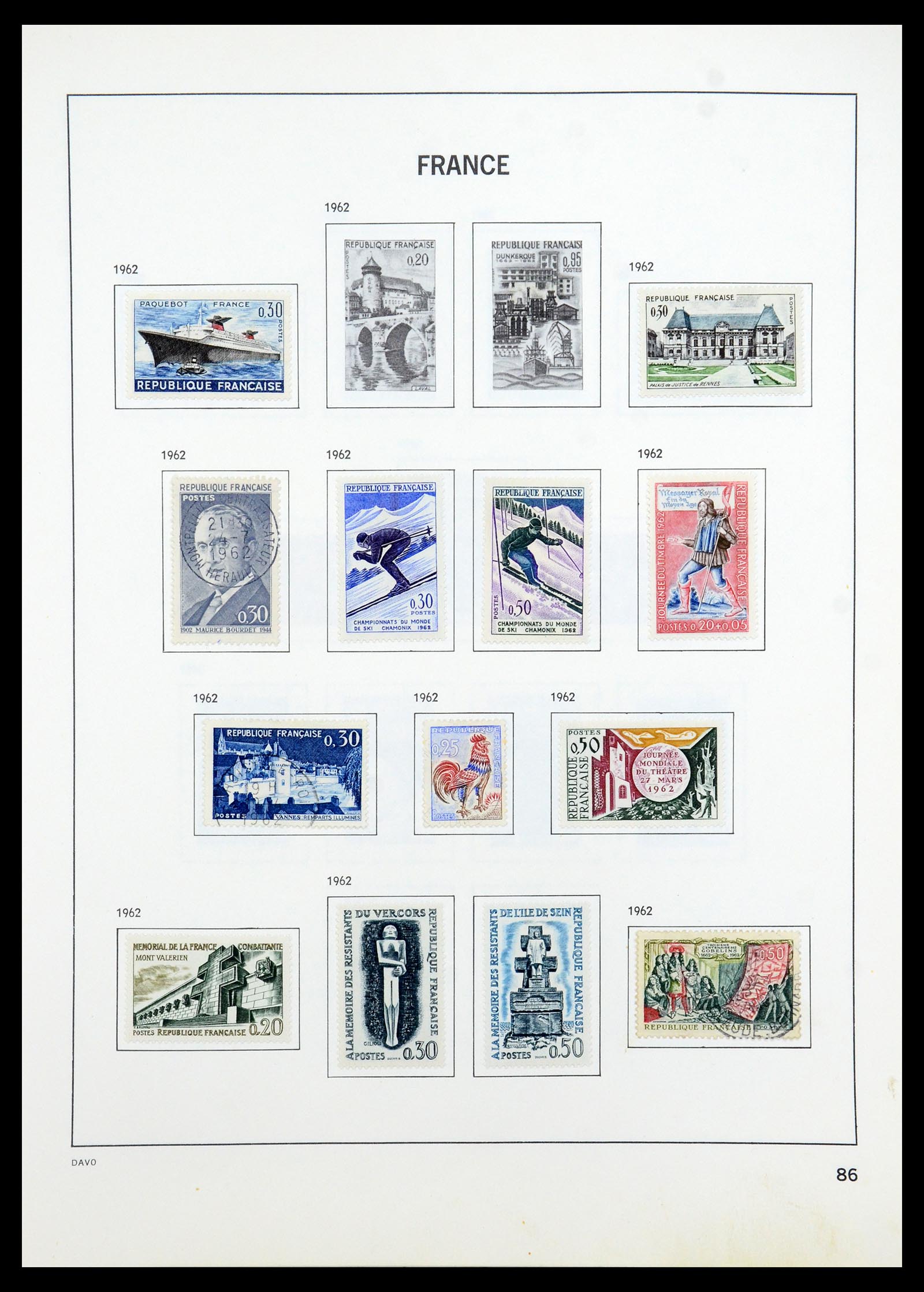 35533 087 - Stamp Collection 35533 France 1849-2003.