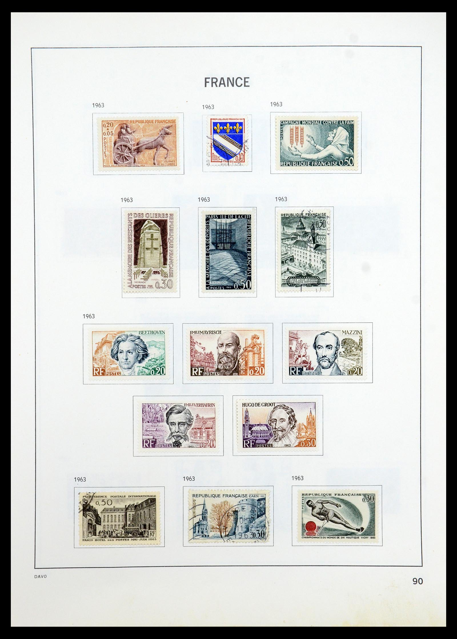 35533 091 - Stamp Collection 35533 France 1849-2003.