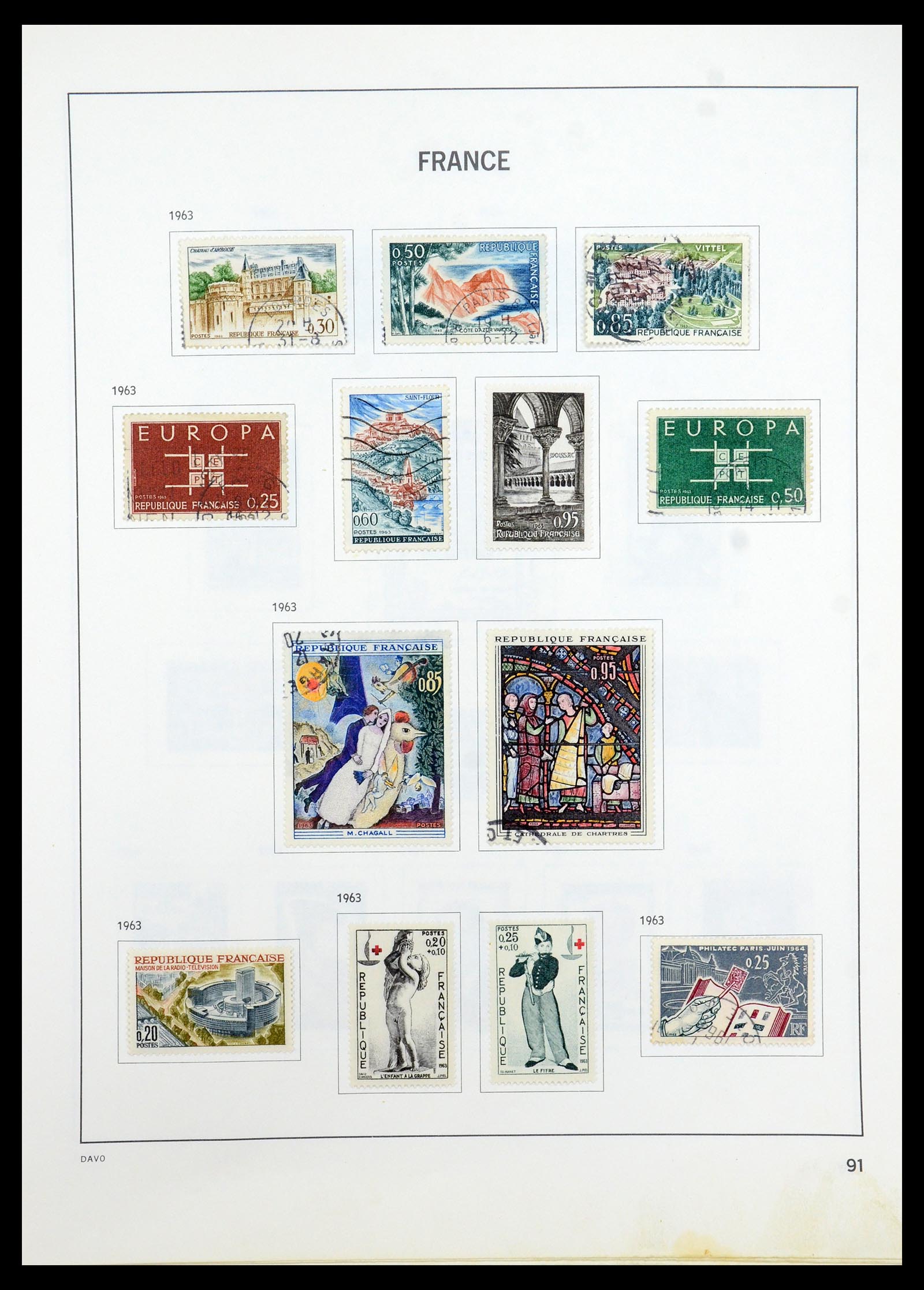 35533 092 - Stamp Collection 35533 France 1849-2003.