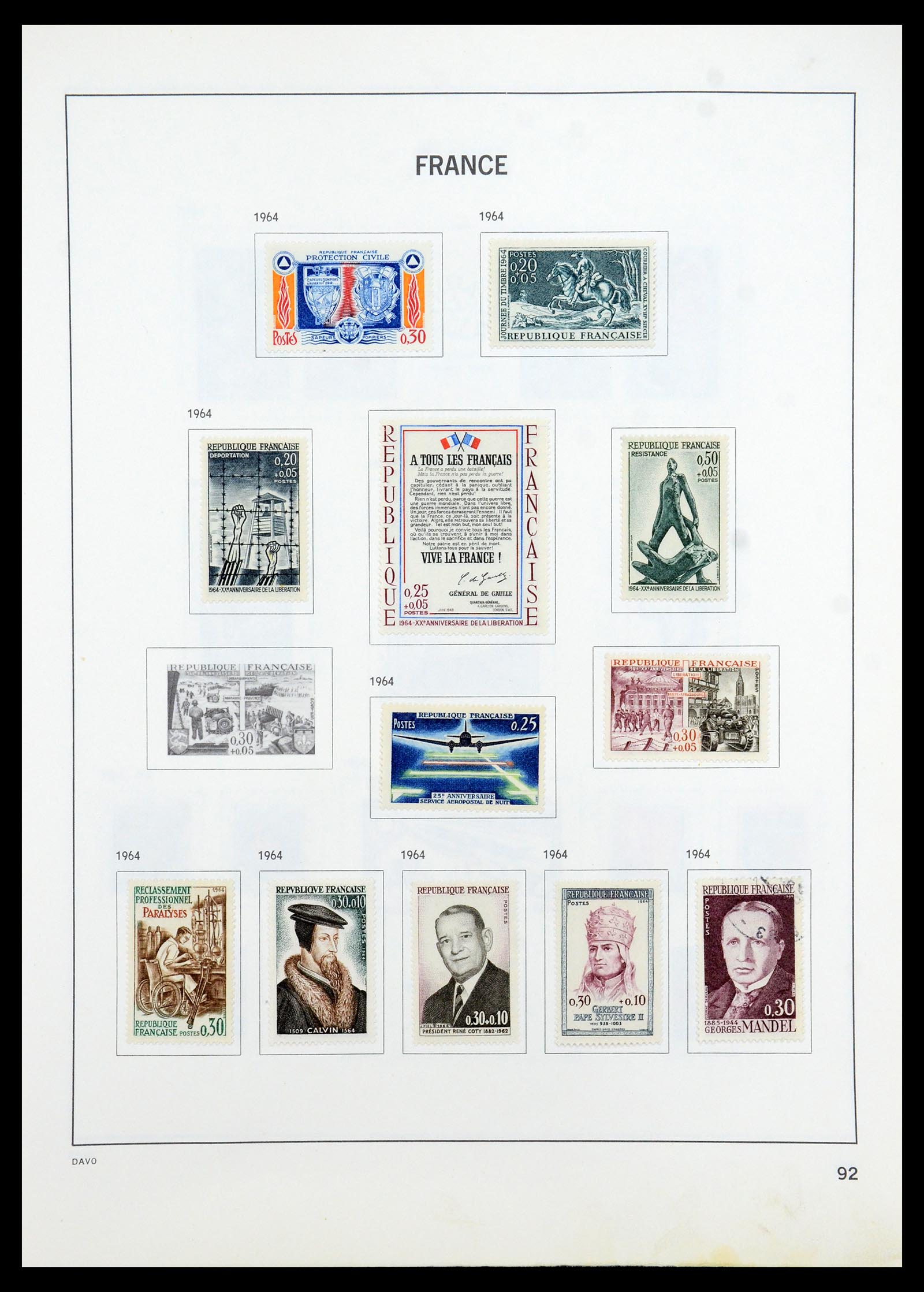 35533 093 - Stamp Collection 35533 France 1849-2003.