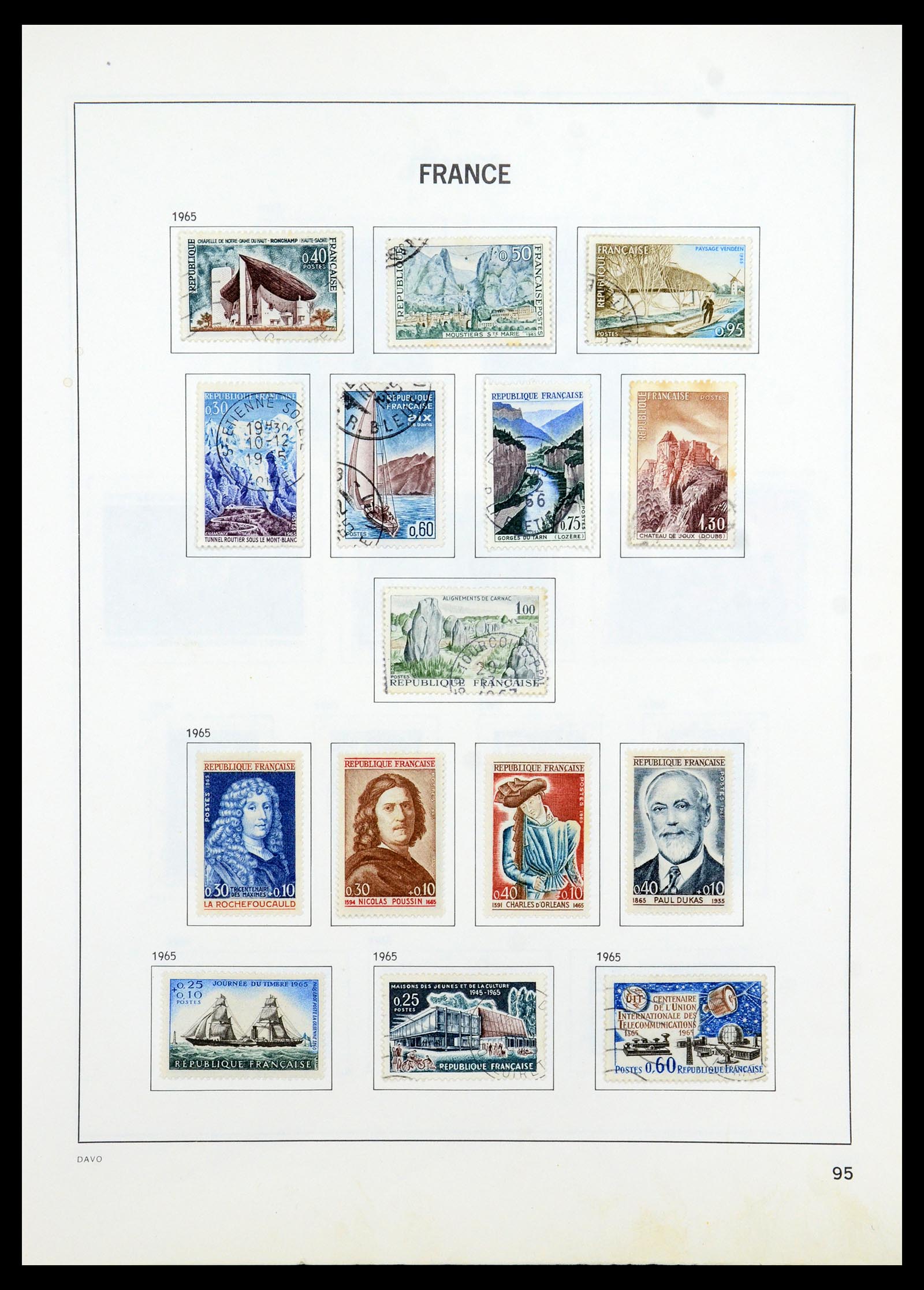 35533 095 - Stamp Collection 35533 France 1849-2003.