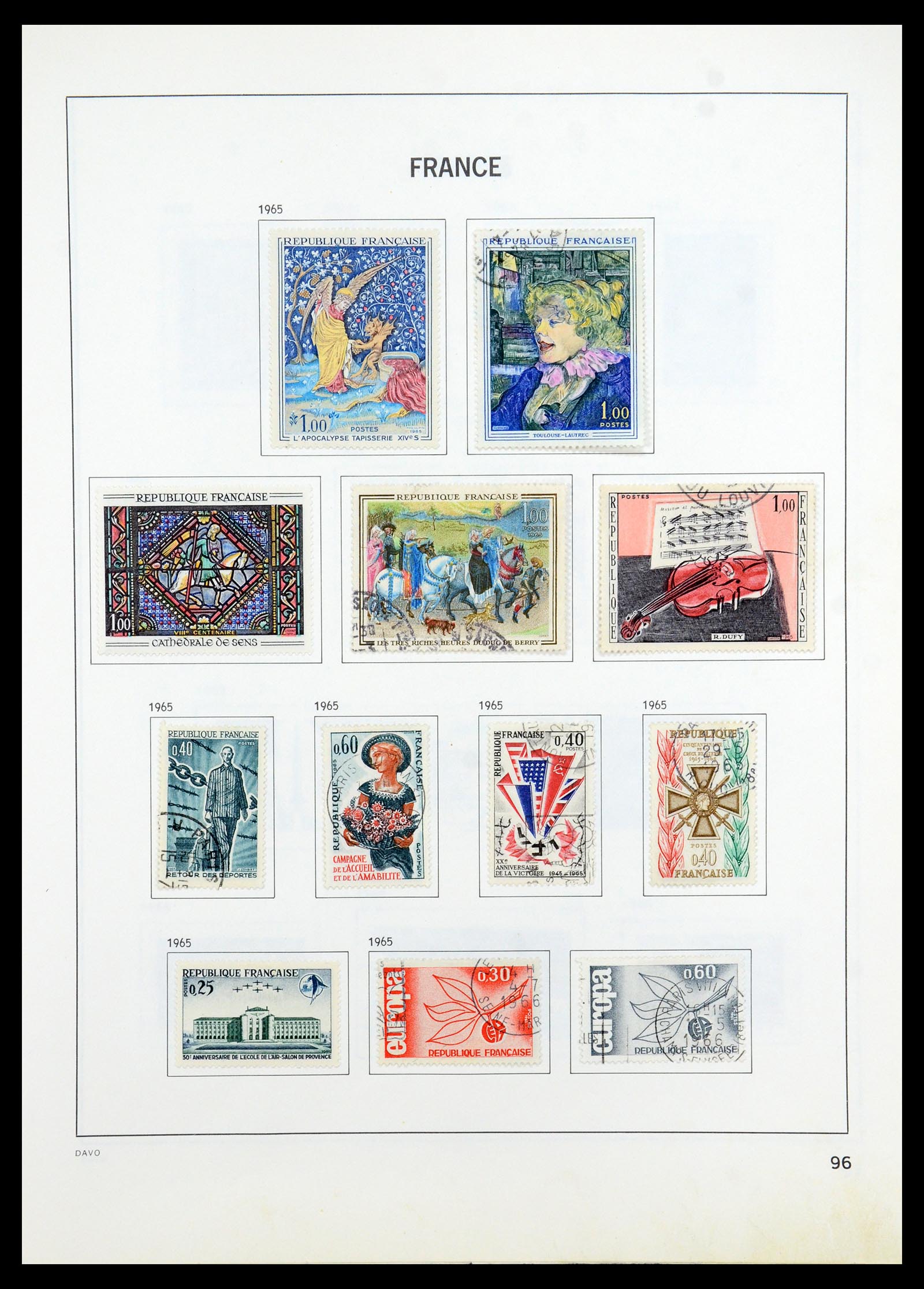 35533 096 - Stamp Collection 35533 France 1849-2003.