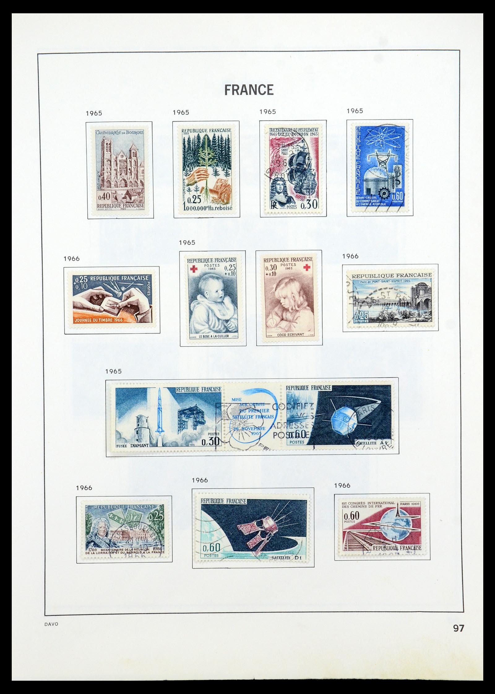 35533 097 - Stamp Collection 35533 France 1849-2003.
