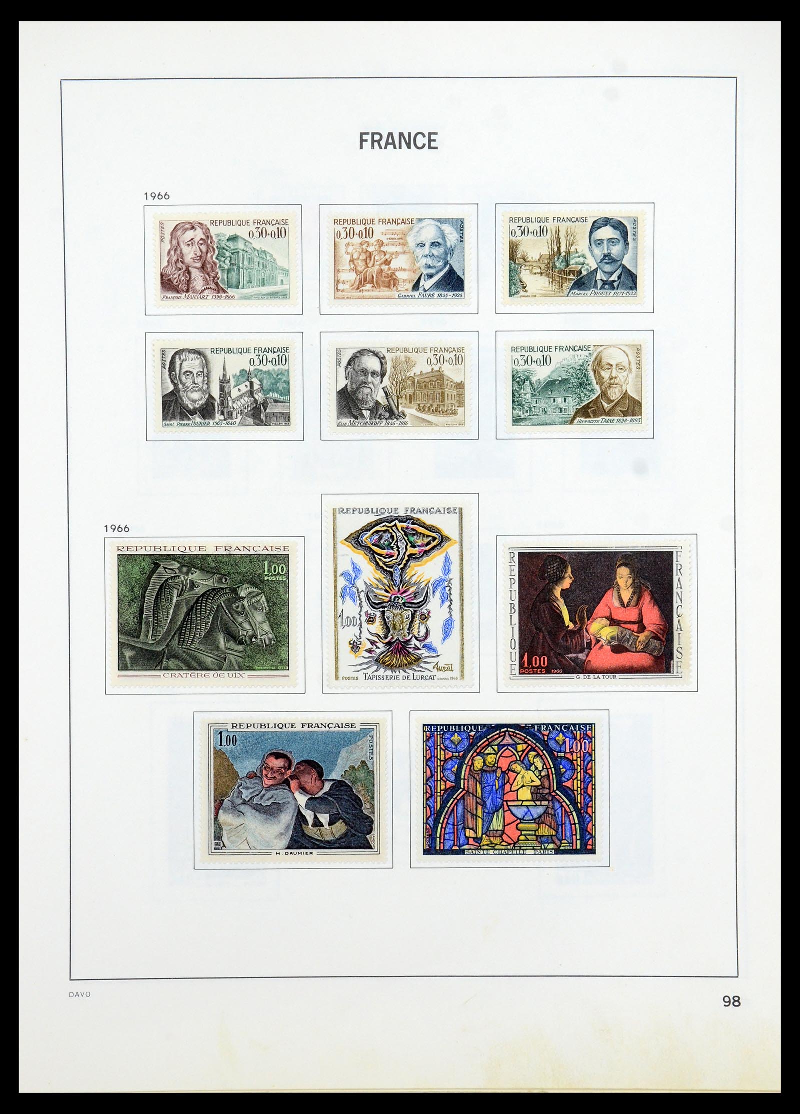 35533 098 - Stamp Collection 35533 France 1849-2003.