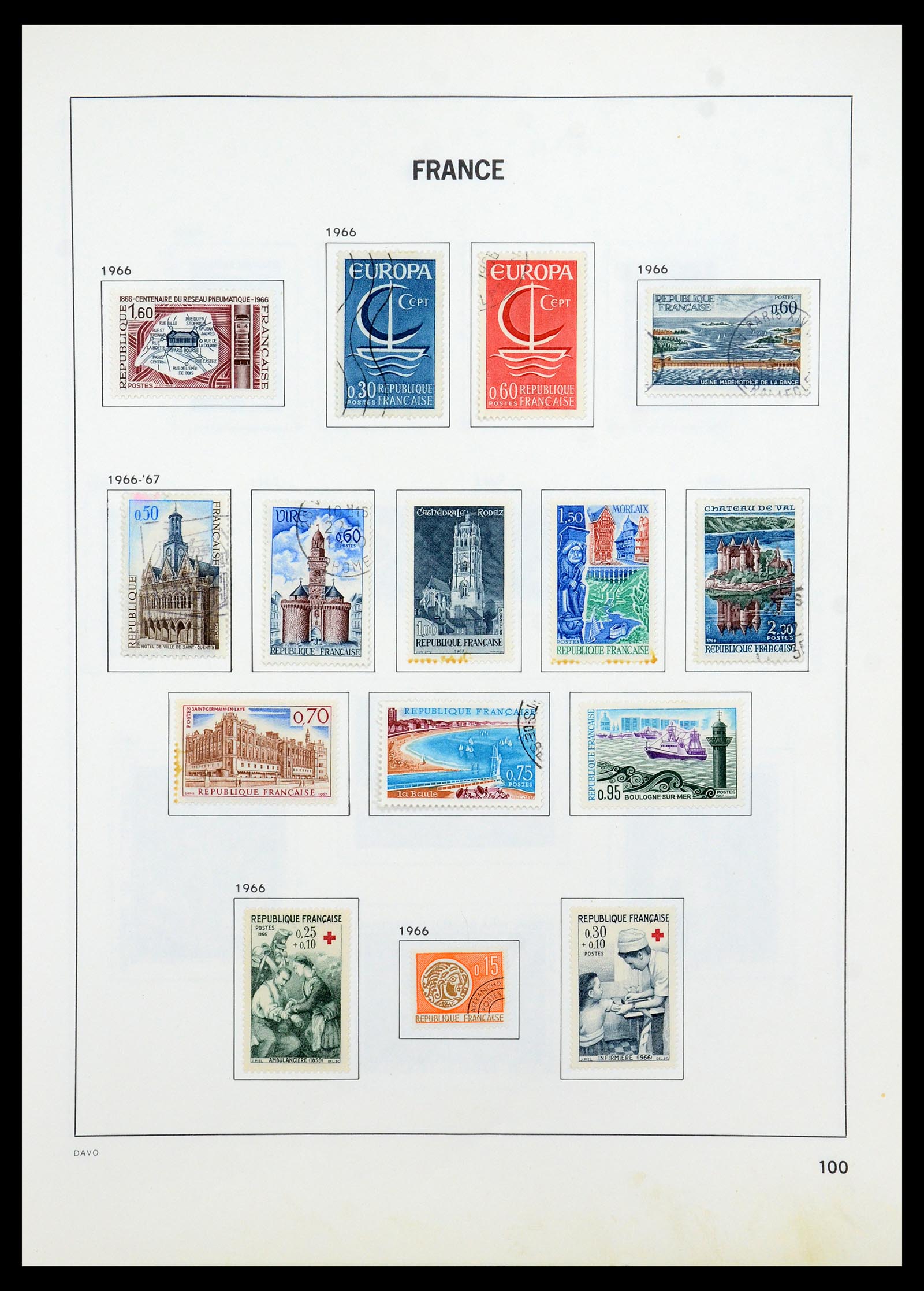 35533 100 - Stamp Collection 35533 France 1849-2003.