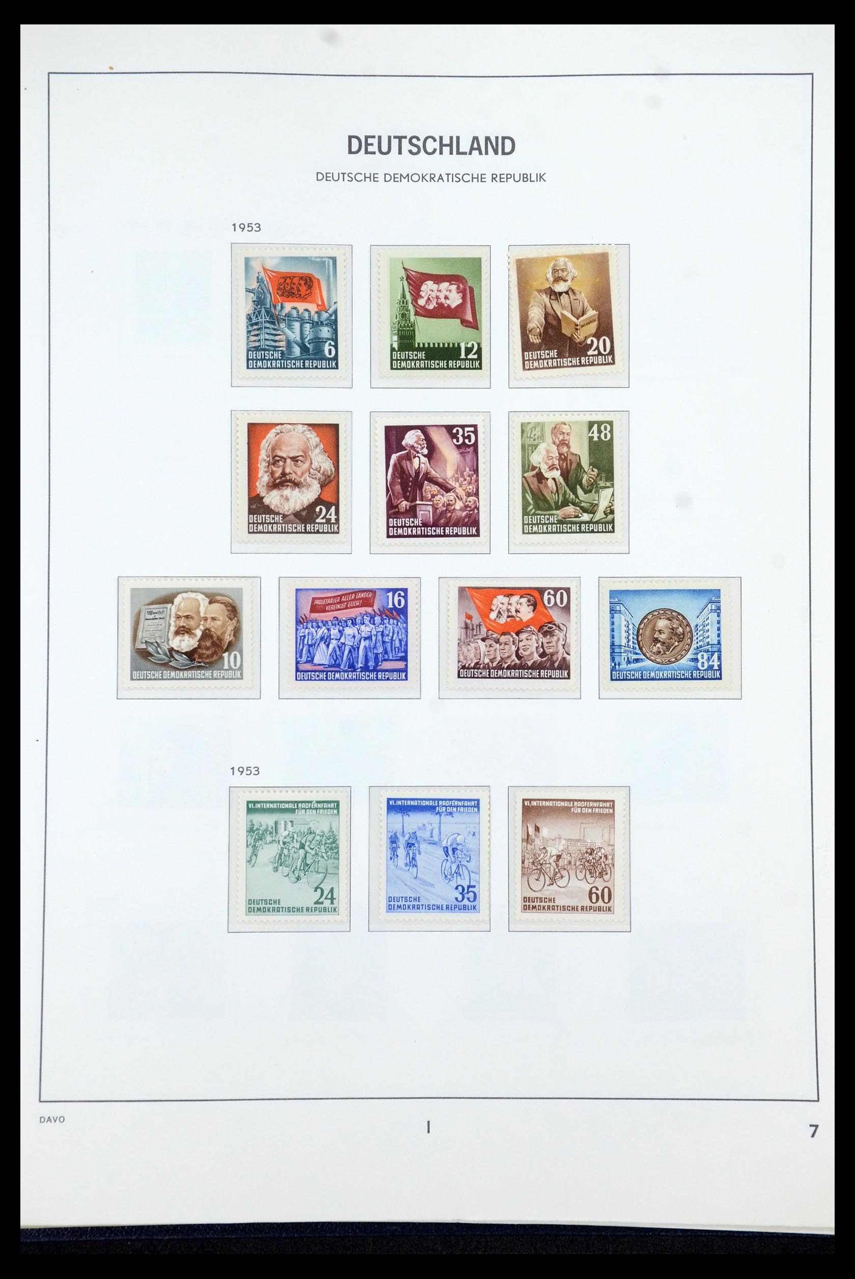 35534 008 - Stamp Collection 35534 GDR 1949-1990.