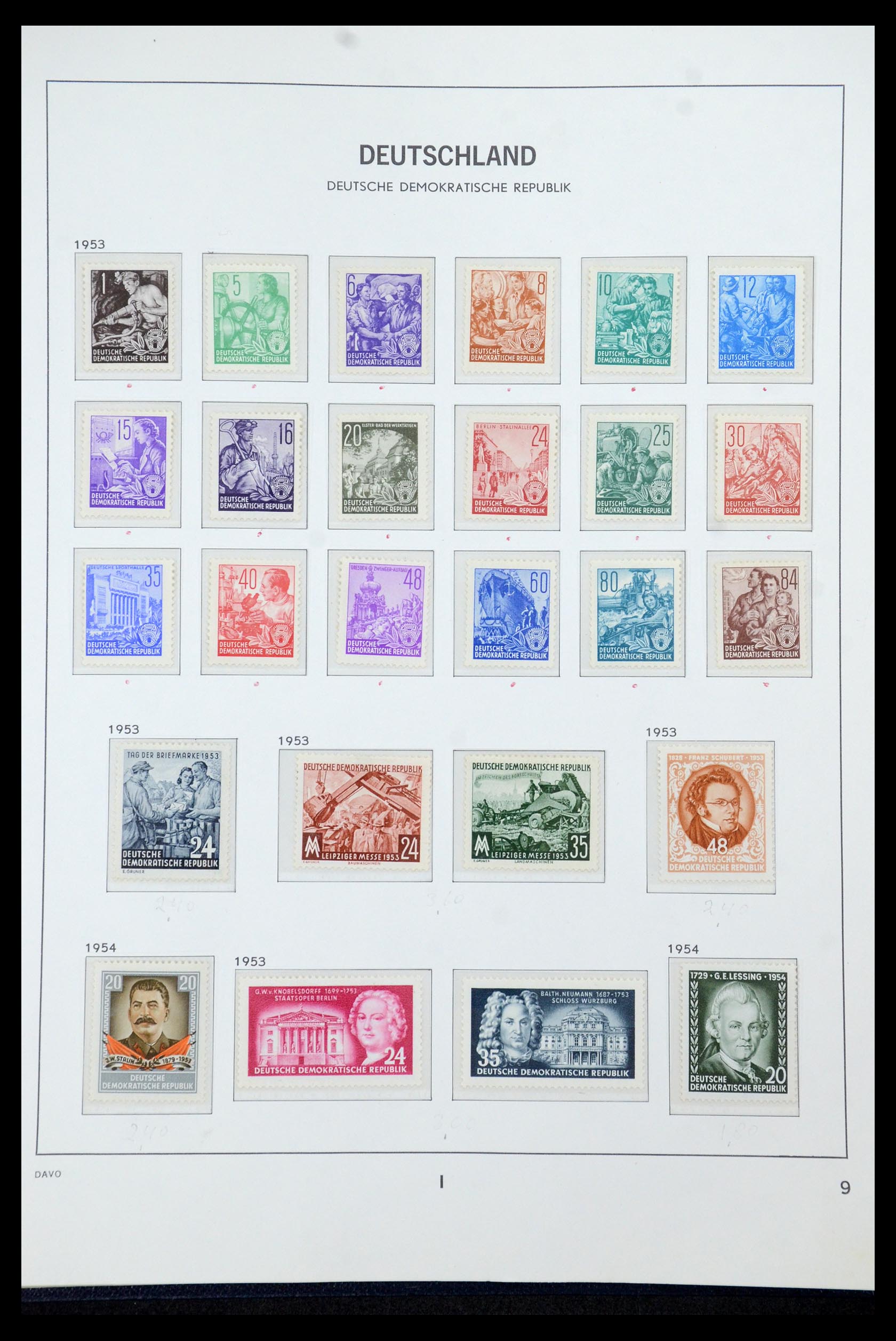 35534 010 - Stamp Collection 35534 GDR 1949-1990.