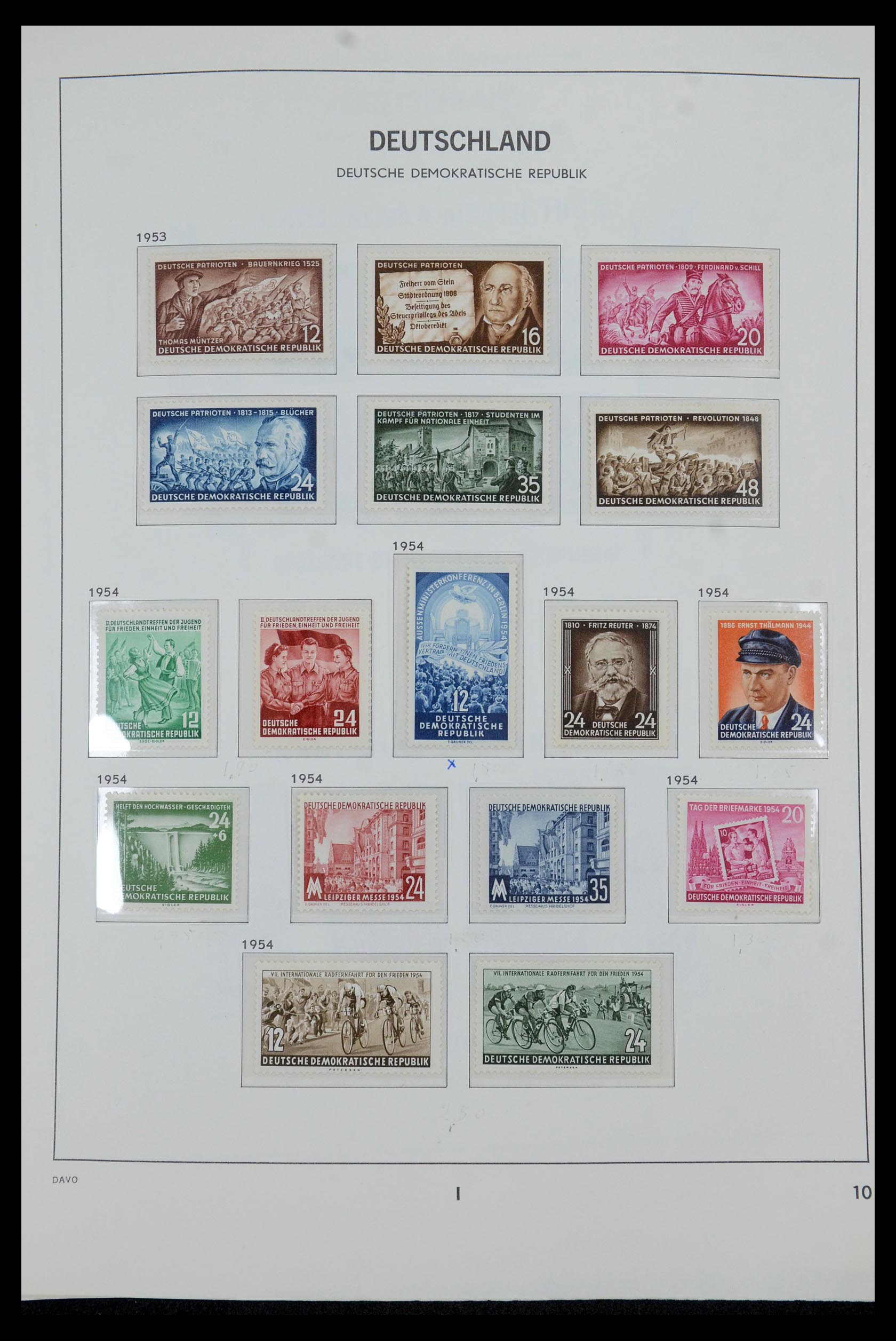 35534 011 - Stamp Collection 35534 GDR 1949-1990.