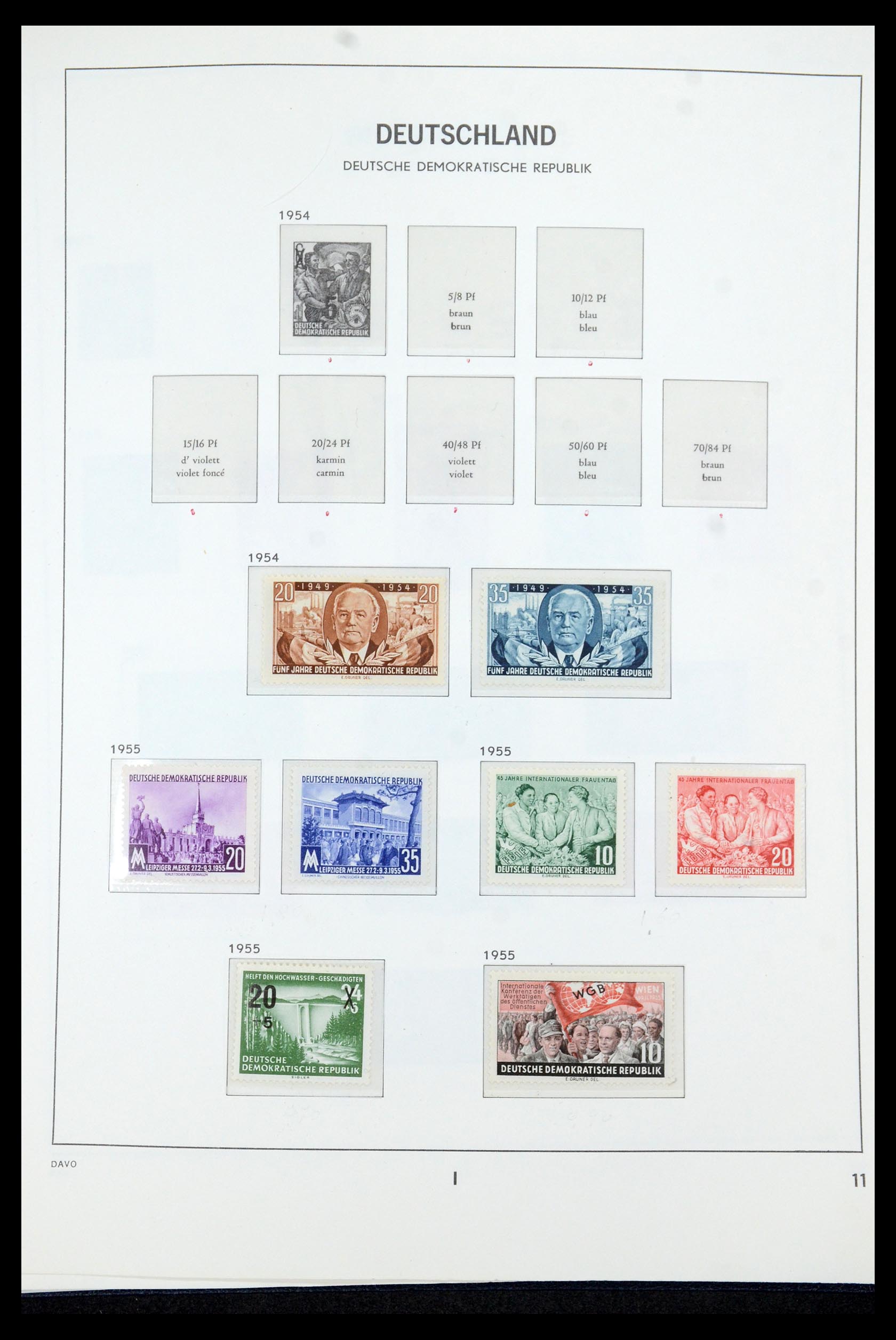 35534 014 - Stamp Collection 35534 GDR 1949-1990.