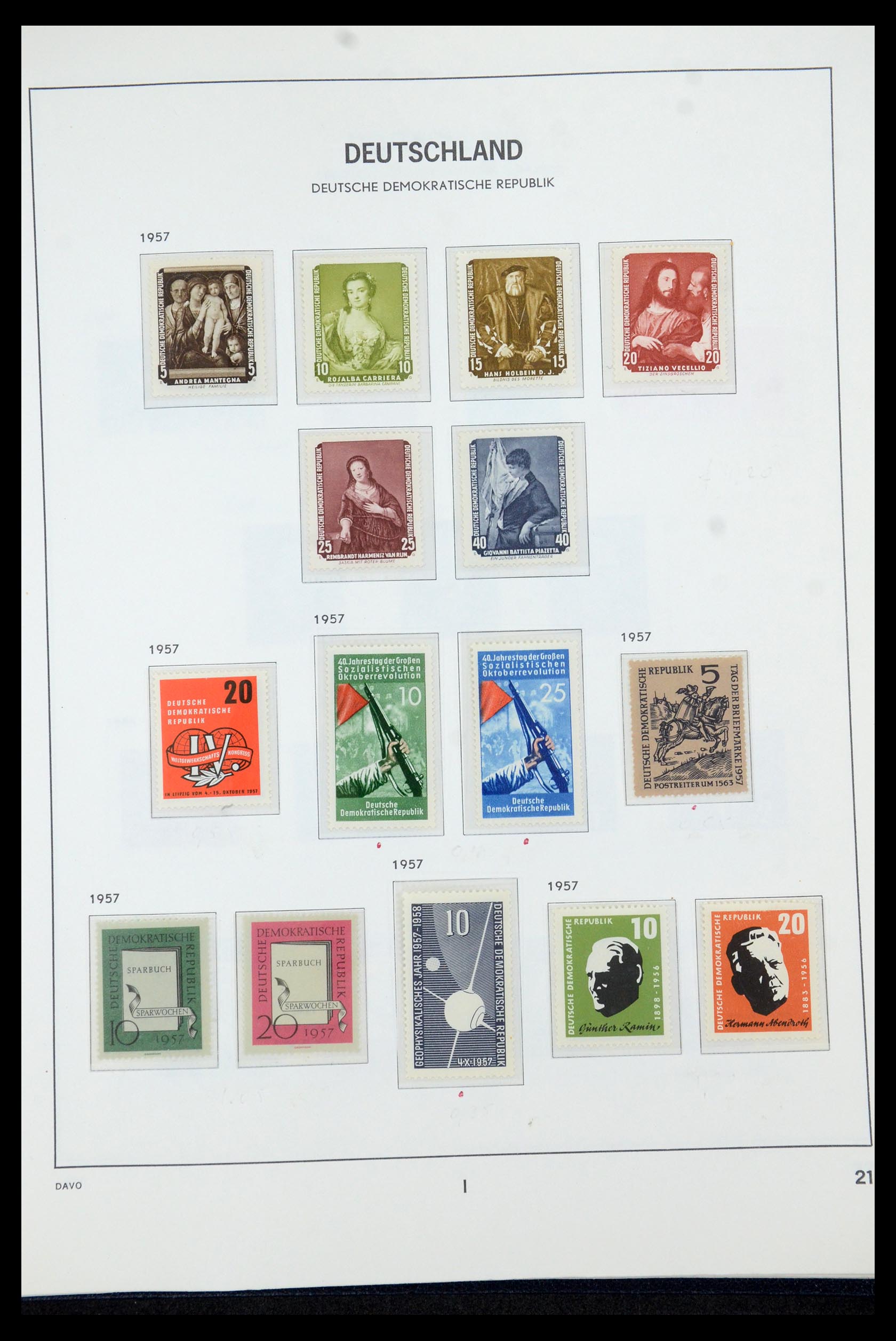 35534 027 - Stamp Collection 35534 GDR 1949-1990.