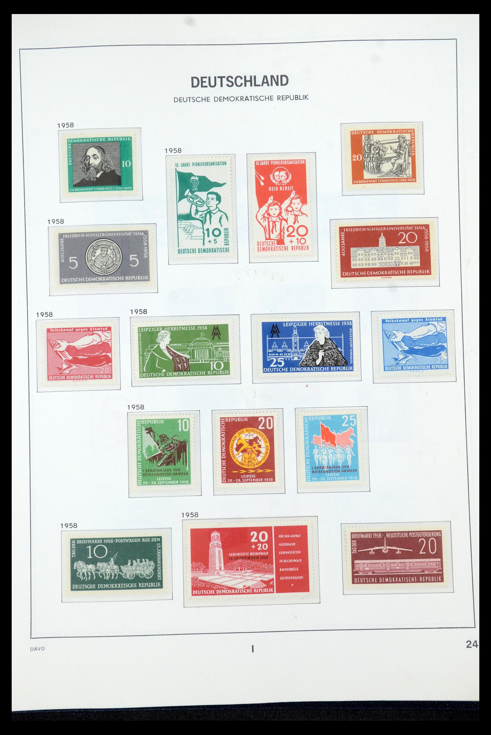 35534 030 - Stamp Collection 35534 GDR 1949-1990.