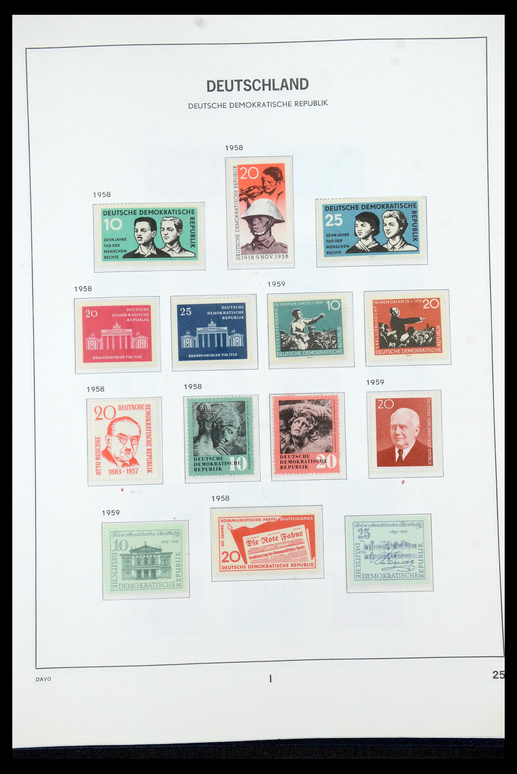 35534 031 - Stamp Collection 35534 GDR 1949-1990.