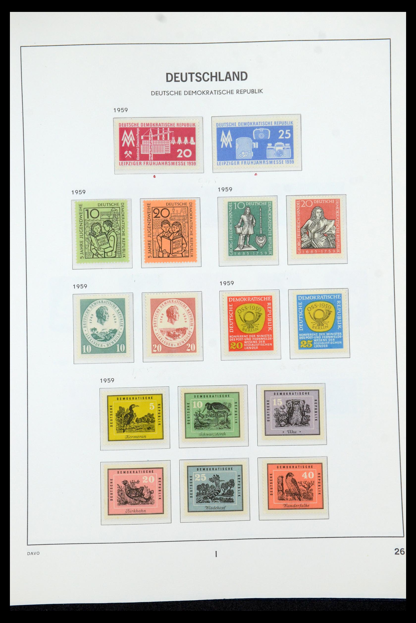 35534 032 - Stamp Collection 35534 GDR 1949-1990.